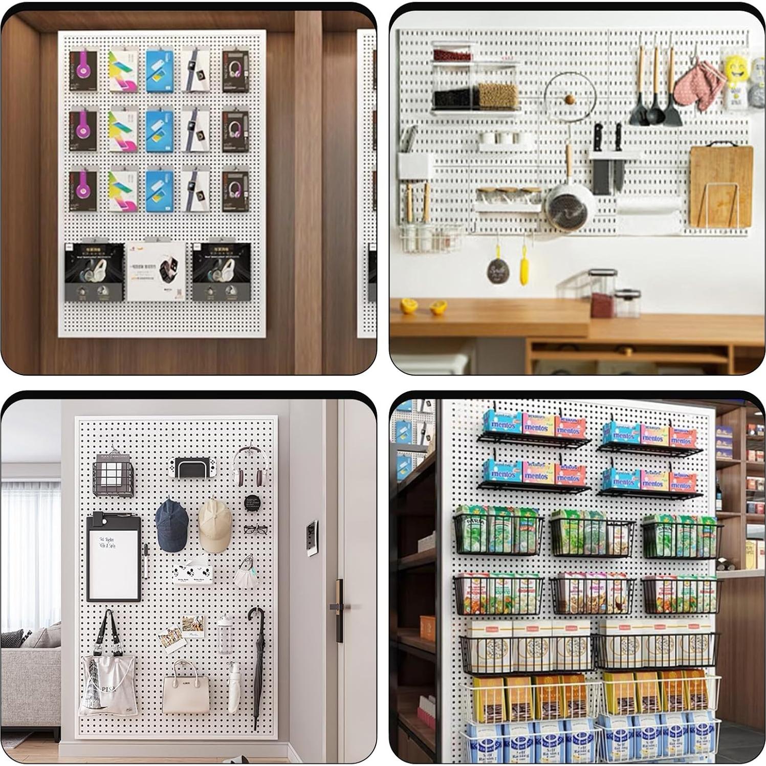 Bloques de Gancho para Tablero de Clavos AccEncyc 120 Pcs