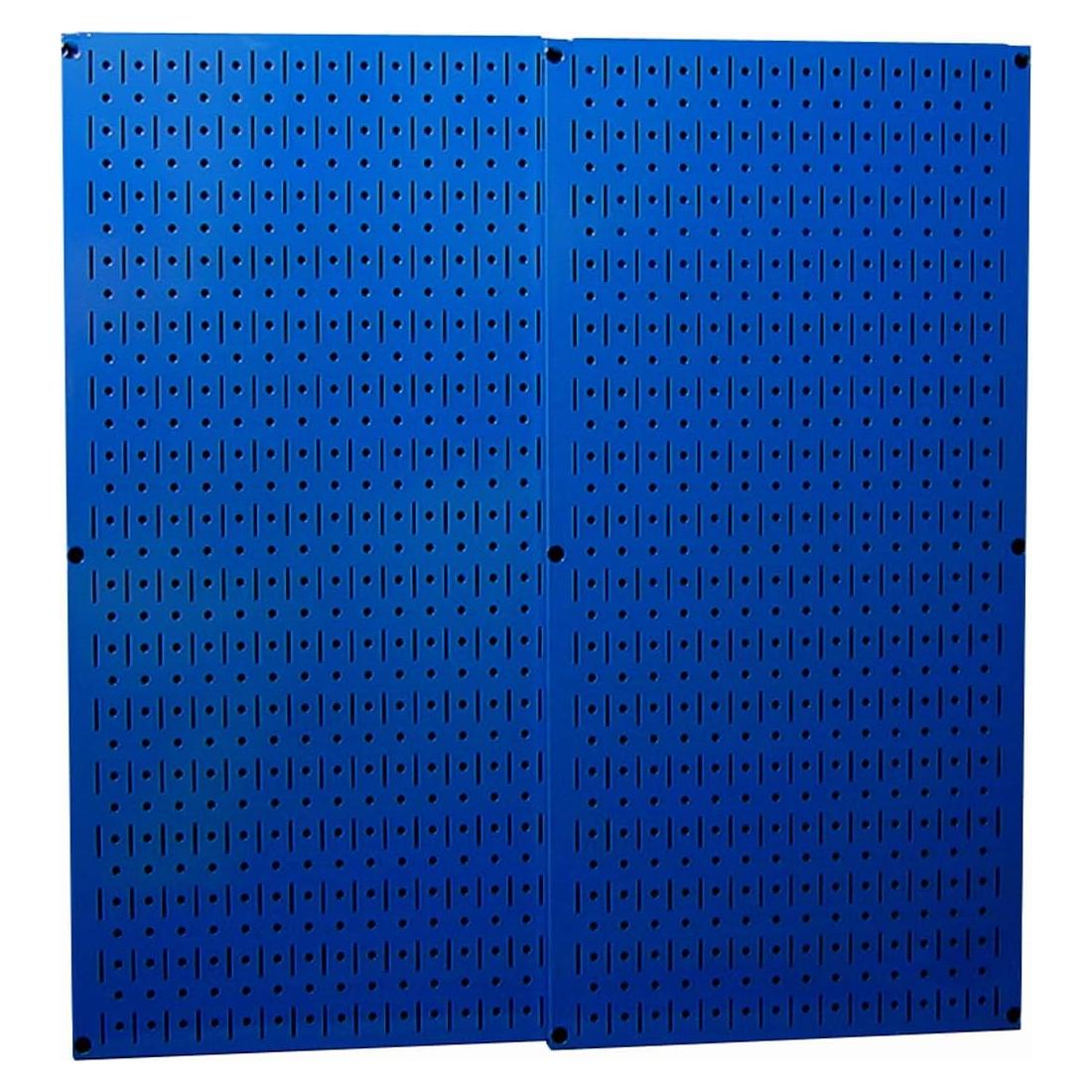 Paneles de Pegboard de Metal Azul Wall Control 81.28x81.28 cm