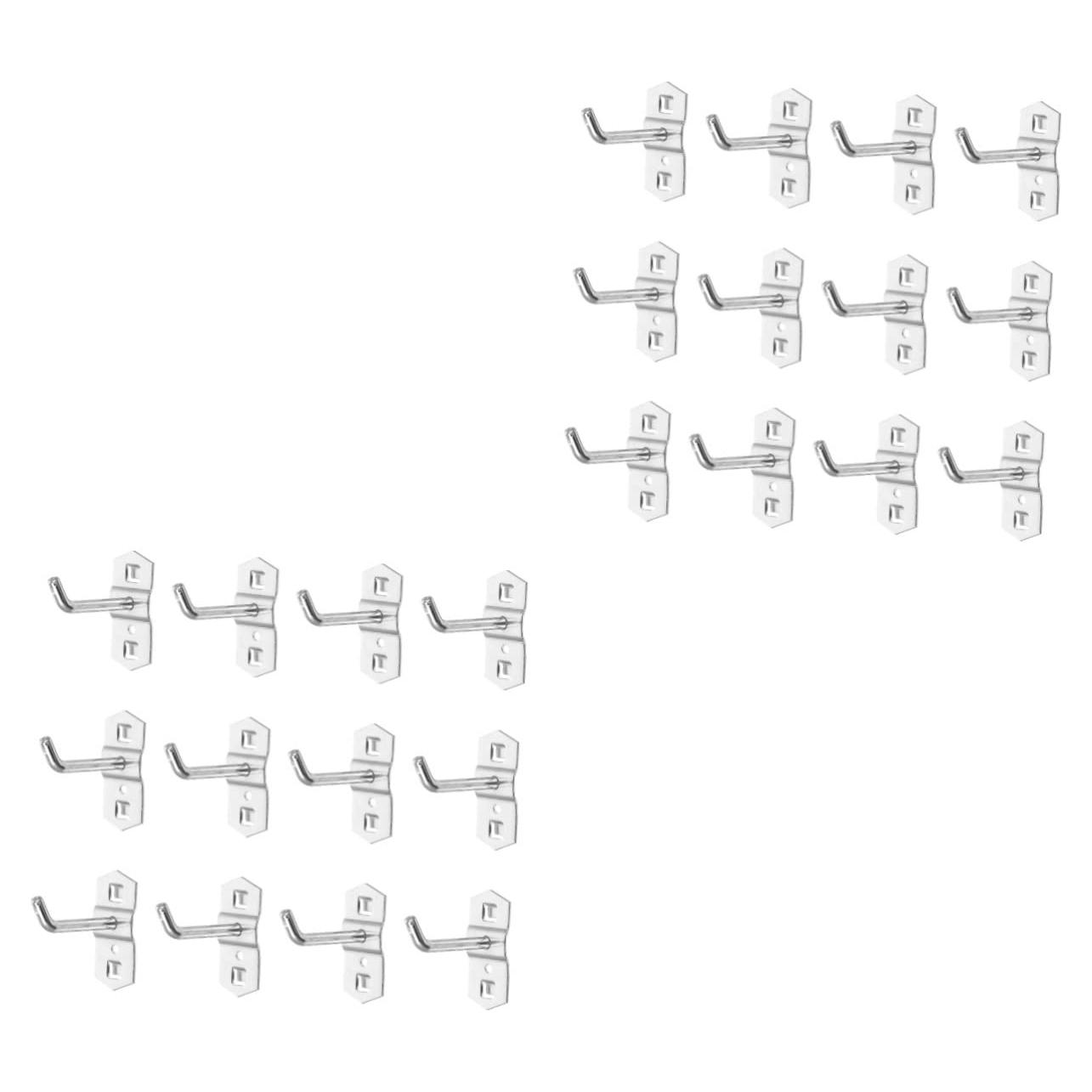 Ganchos de Clavo VILLFUL 24 pcs Metal Antideslizante para Almacenamiento