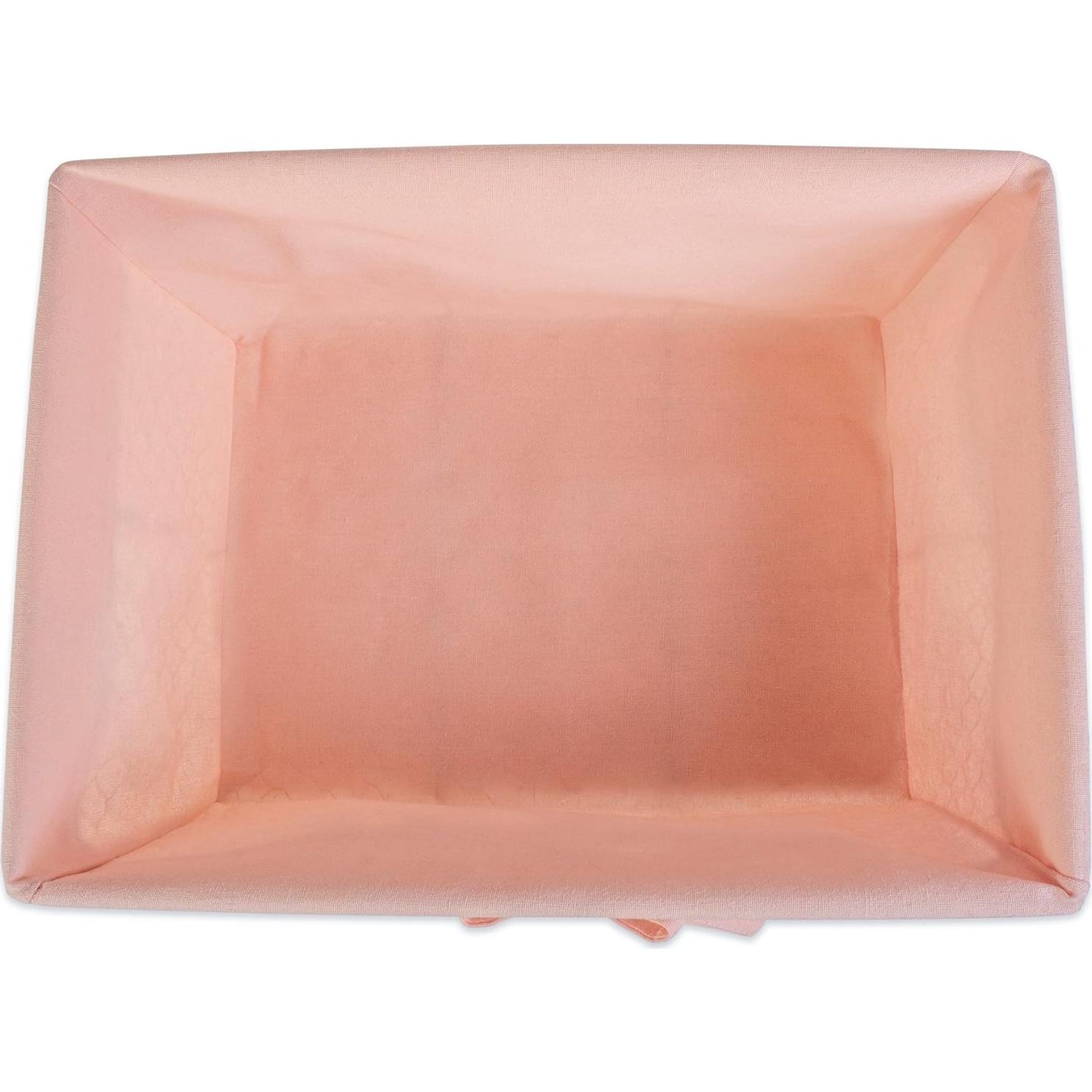 Cestas de Almacenamiento DII 3 Piezas Rosa Antiguo 23x18x15 cm