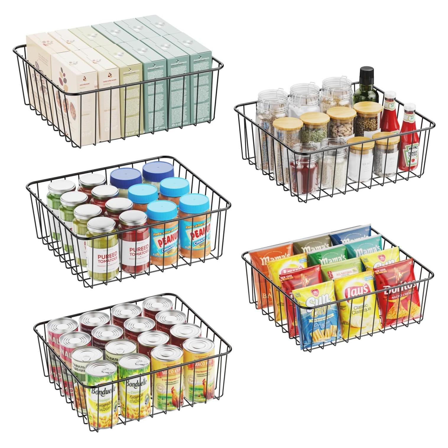 Cestas de Almacenamiento iSPECLE - Paquete de 5, 35.1x31x12.5 cm