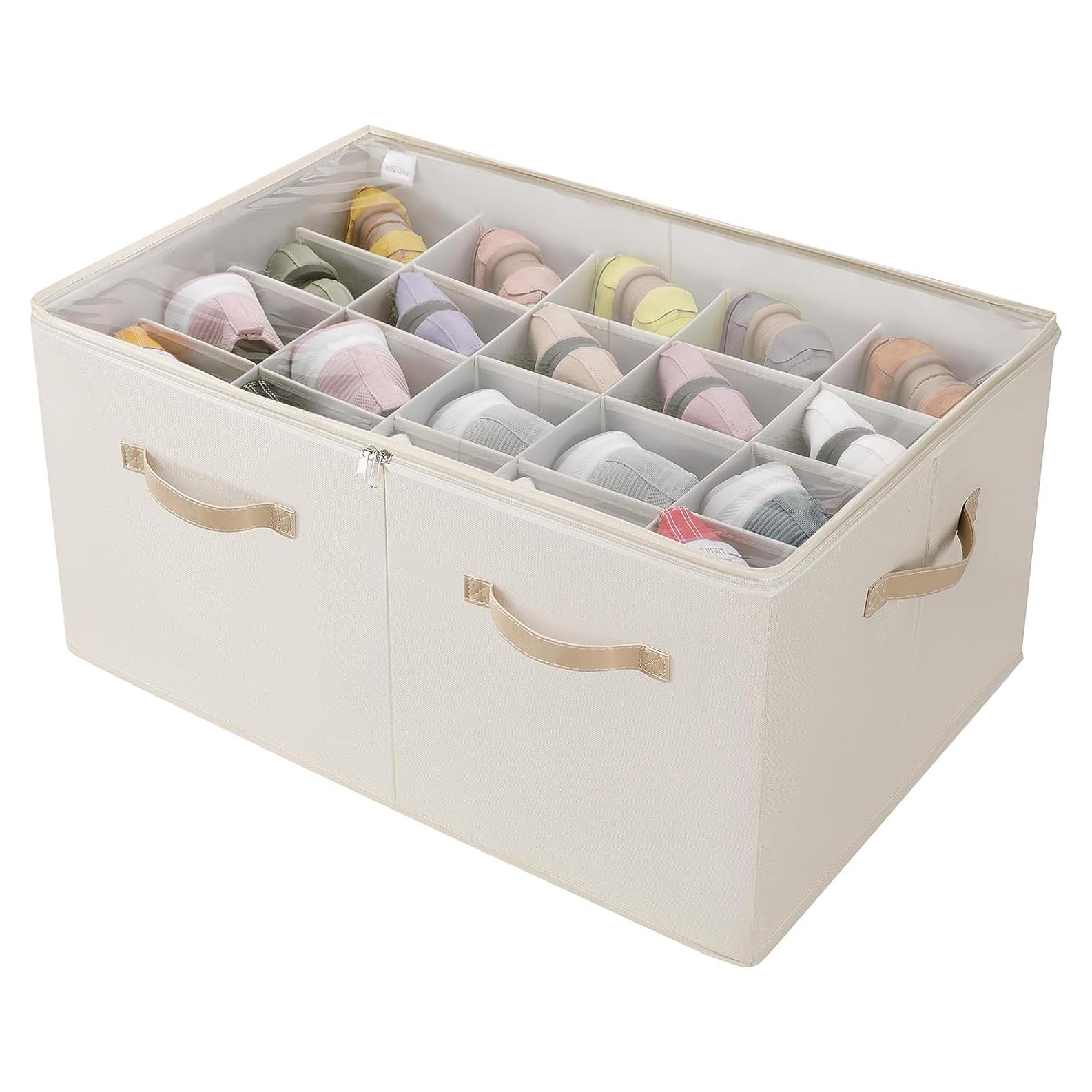 Organizador de Zapatos TOPIA HOME Beige Extra Grande 20 Pares