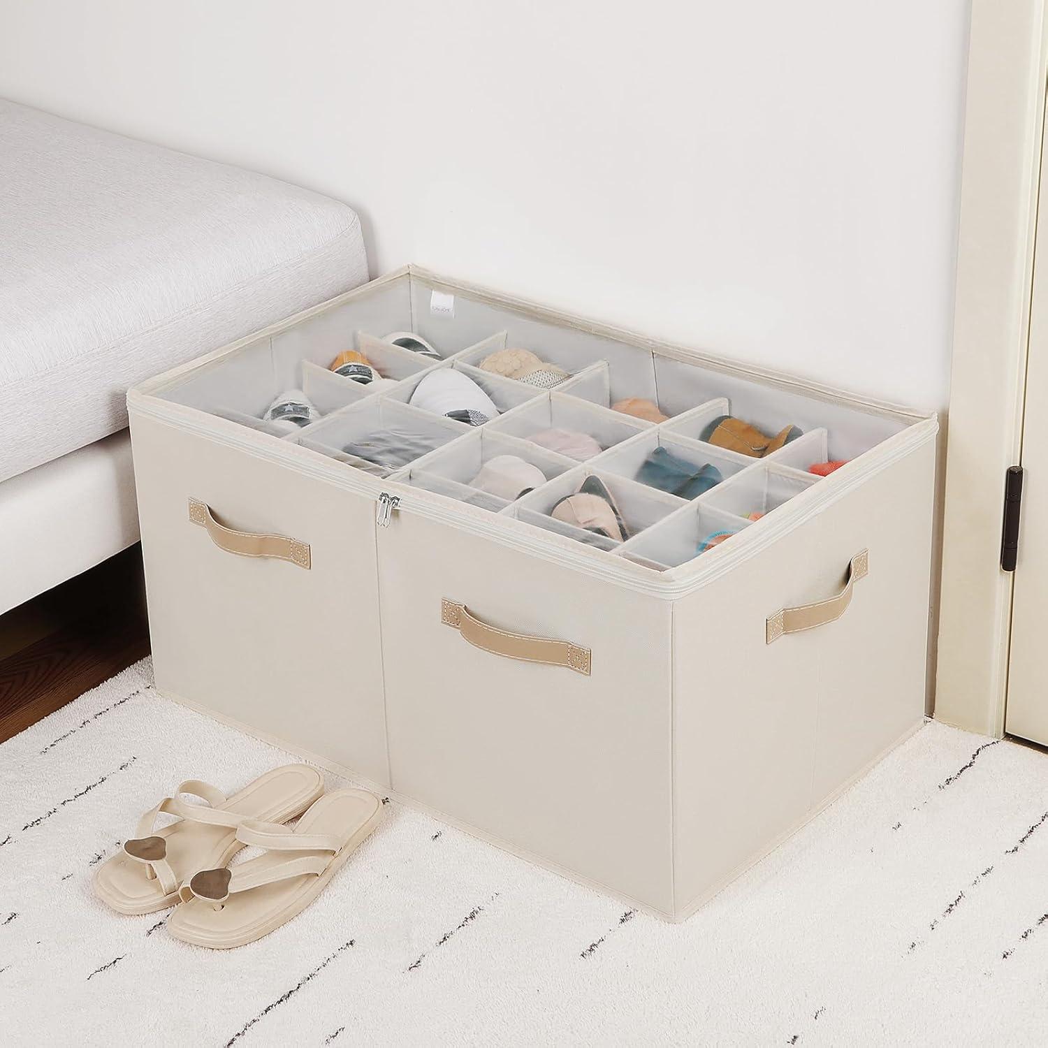Organizador de Zapatos TOPIA HOME Beige Extra Grande 20 Pares
