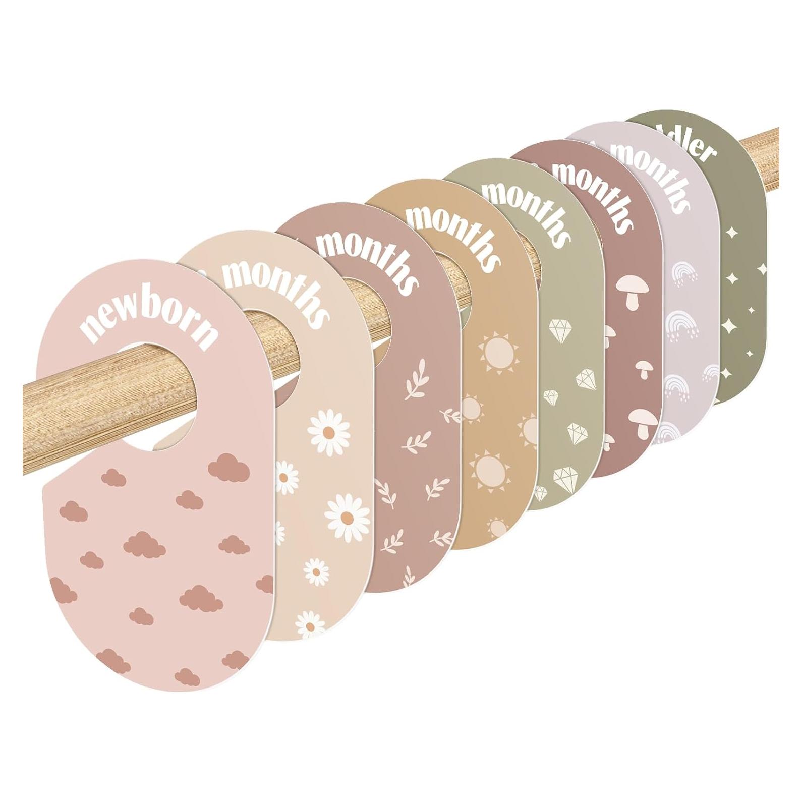 Divisor de Armario para Bebés WSICSE - Organizador de Ropa 8 Unidades