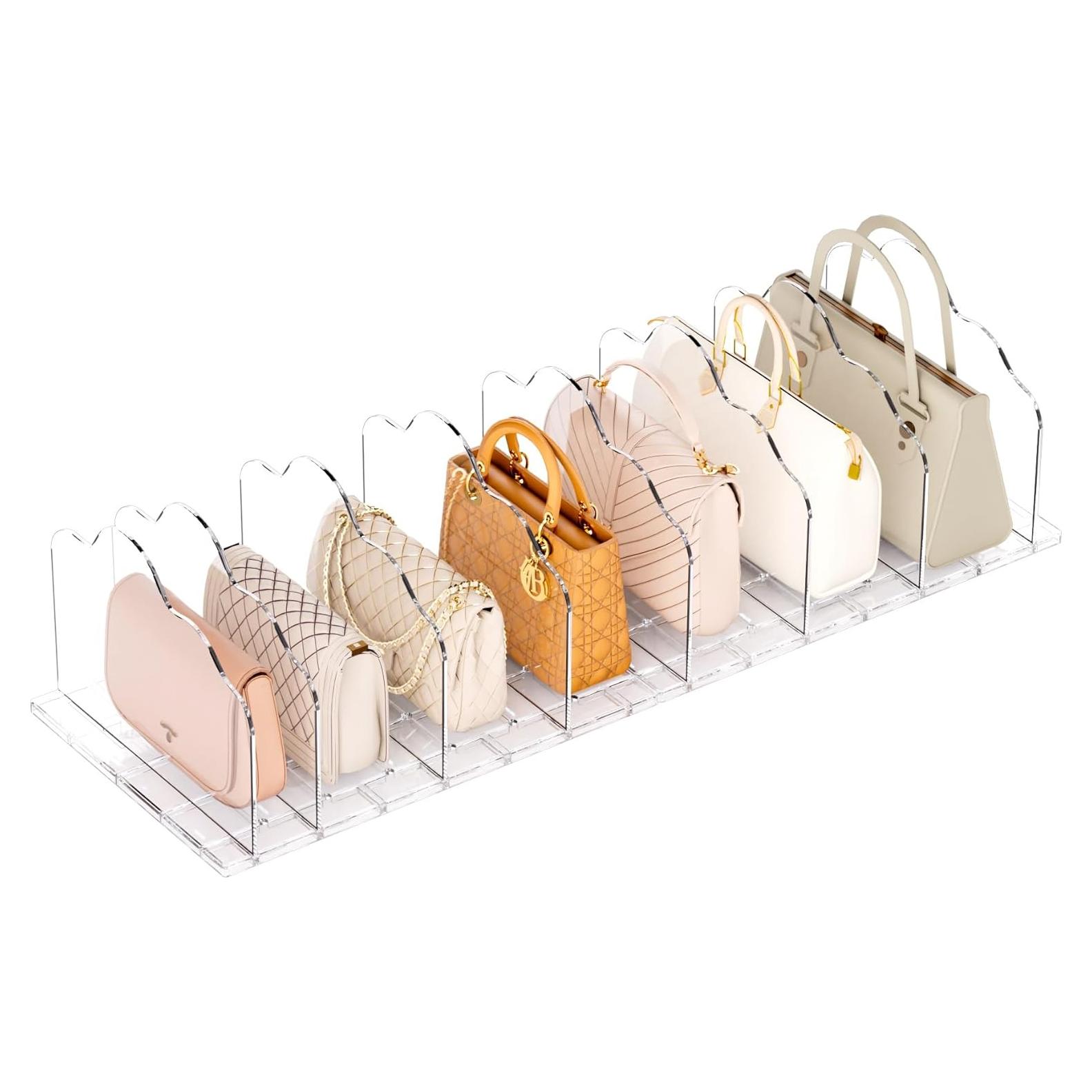 Organizador de Bolsos Acrílico Transparente NAVKONY 8 Paneles