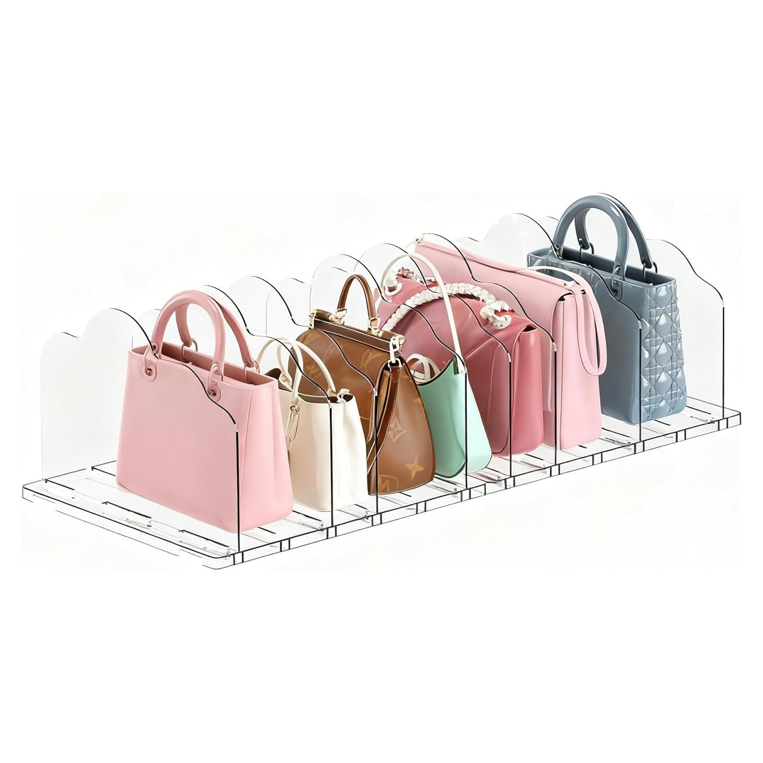 Organizadores de Bolsos ANTOWIN 2 Piezas Ajustables Transparentes