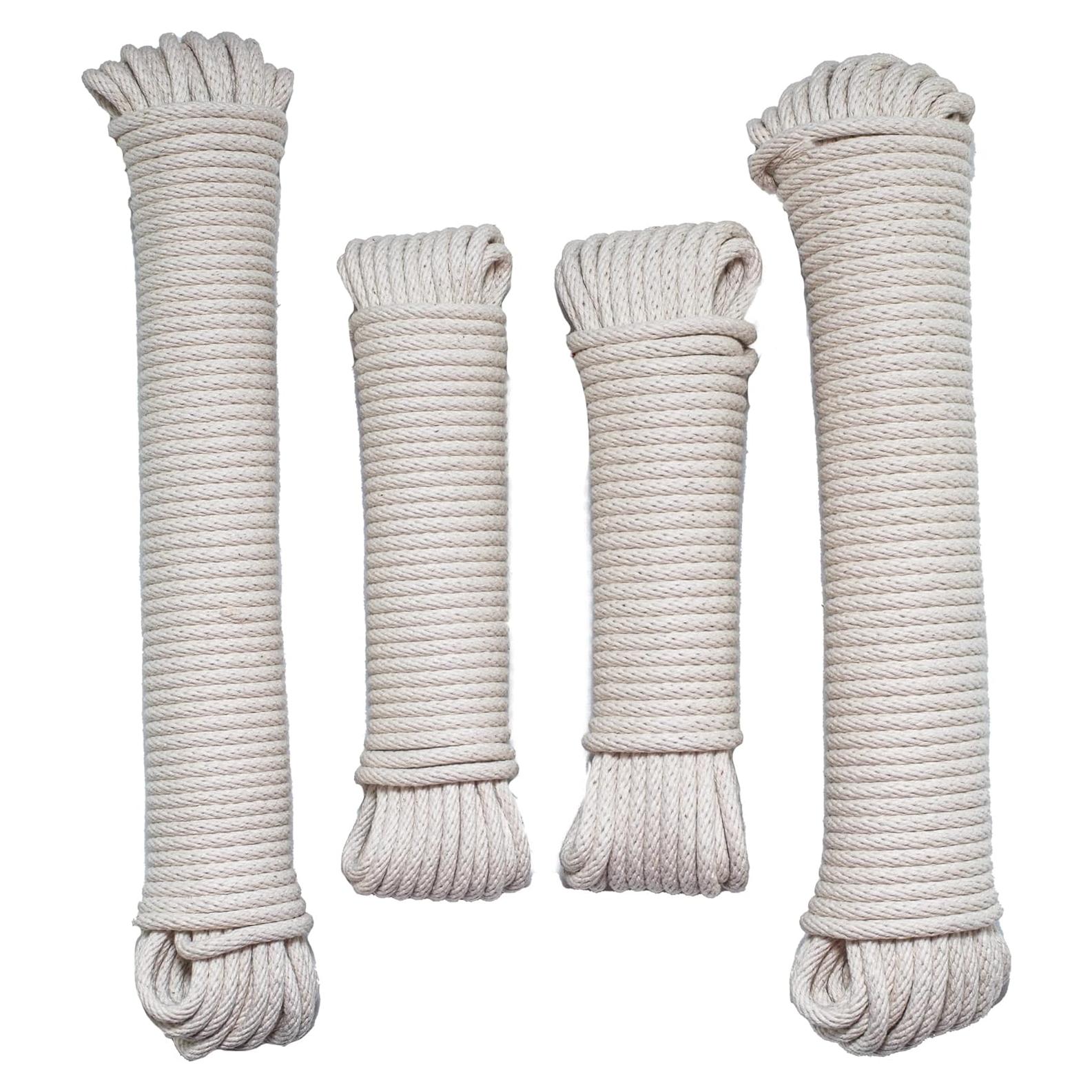 Cuerda de Ropa SGT KNOTS 30.48m Algodón Natural Blanca