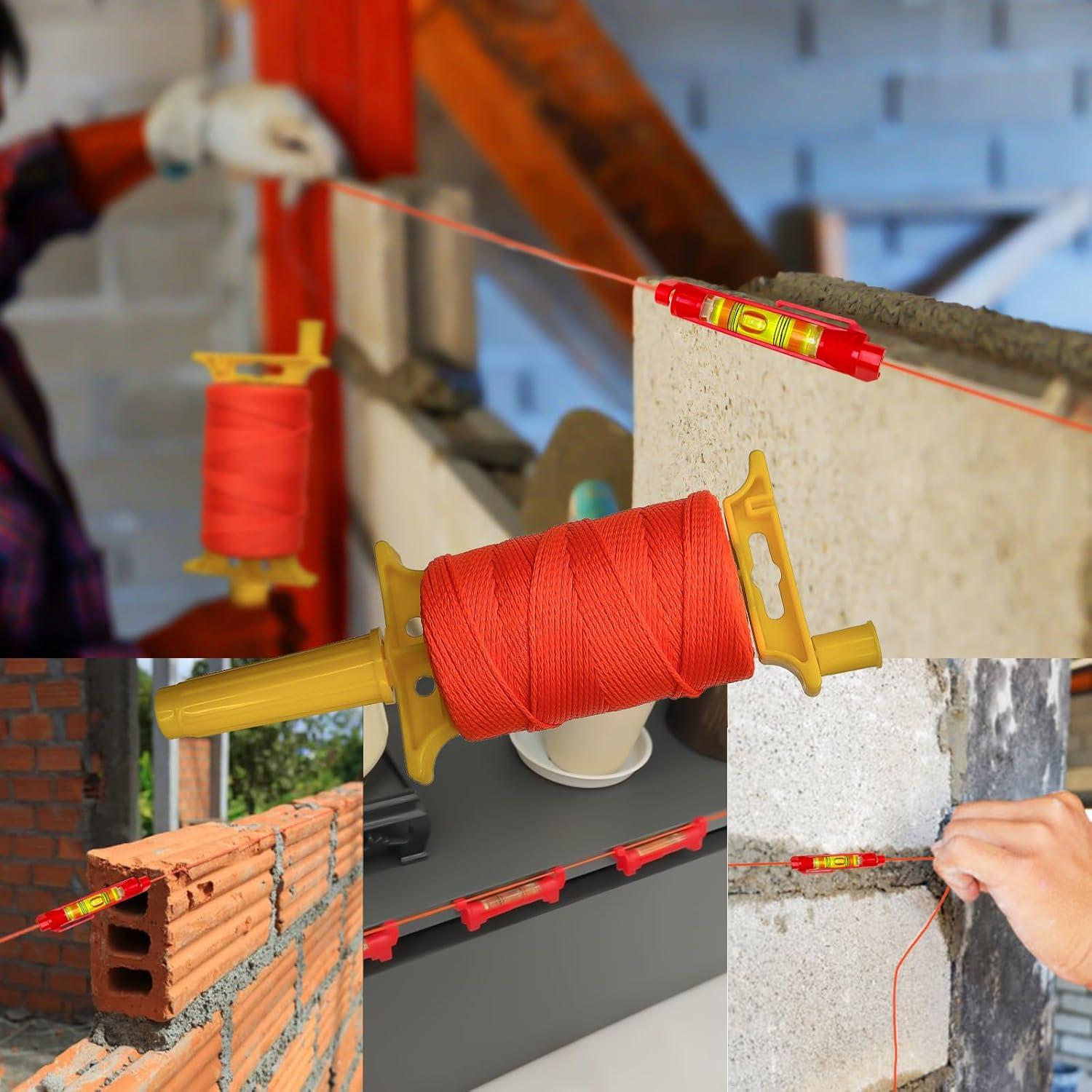 Cuerda de Línea de Albañil Ziopetru 164.59m Nylon Naranja