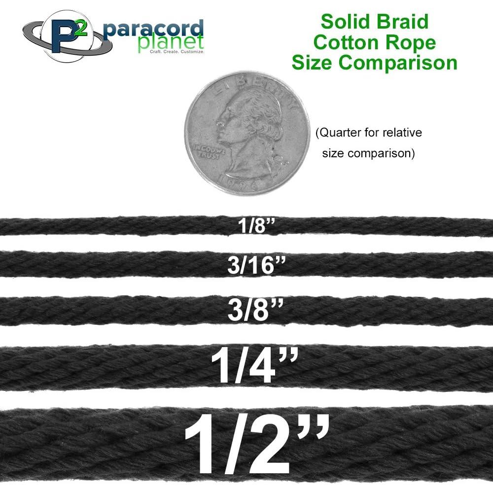 Cuerda Trenzada de Poliester Algodón Paracord Planet 15.24m 1/4"