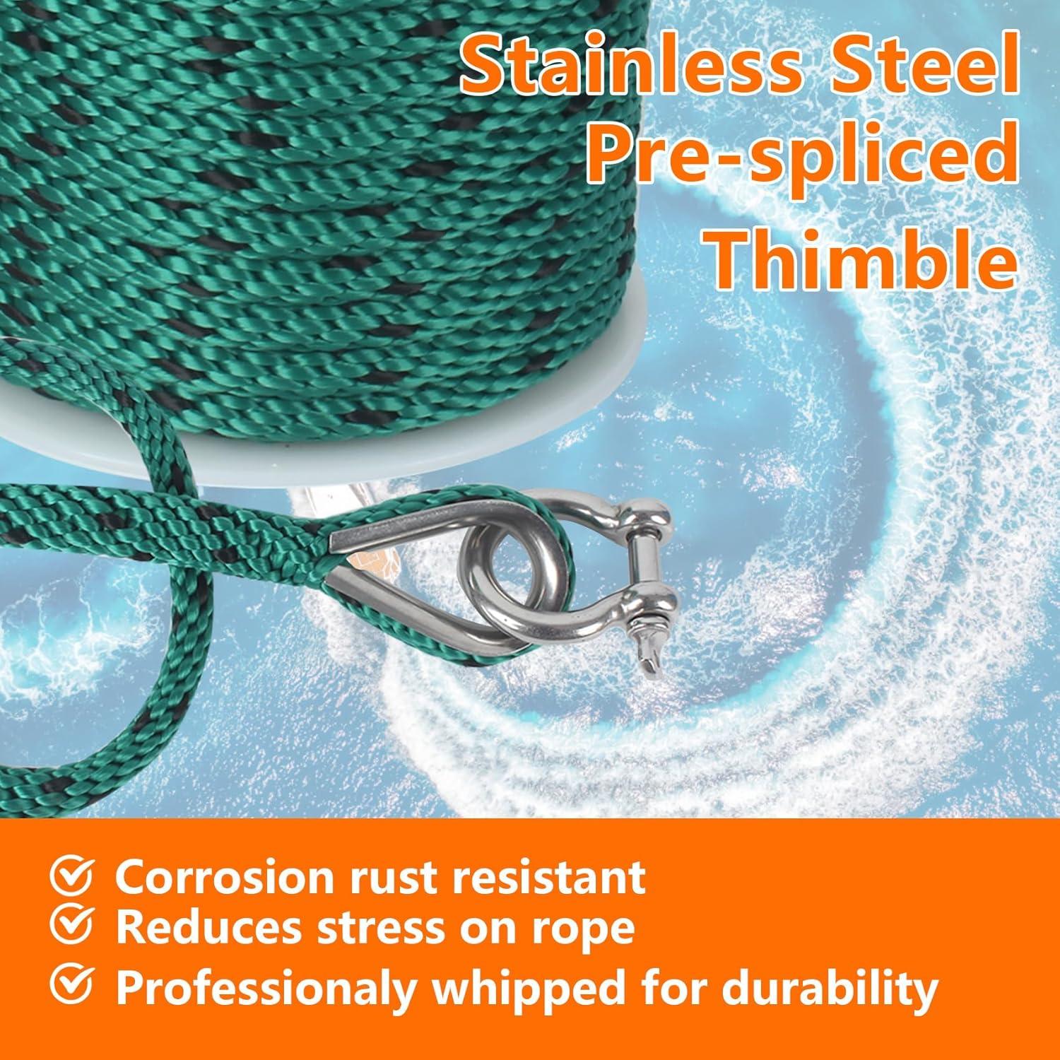 Cuerda de Ancla WTMore 15.24 m x 0.95 cm Polipropileno