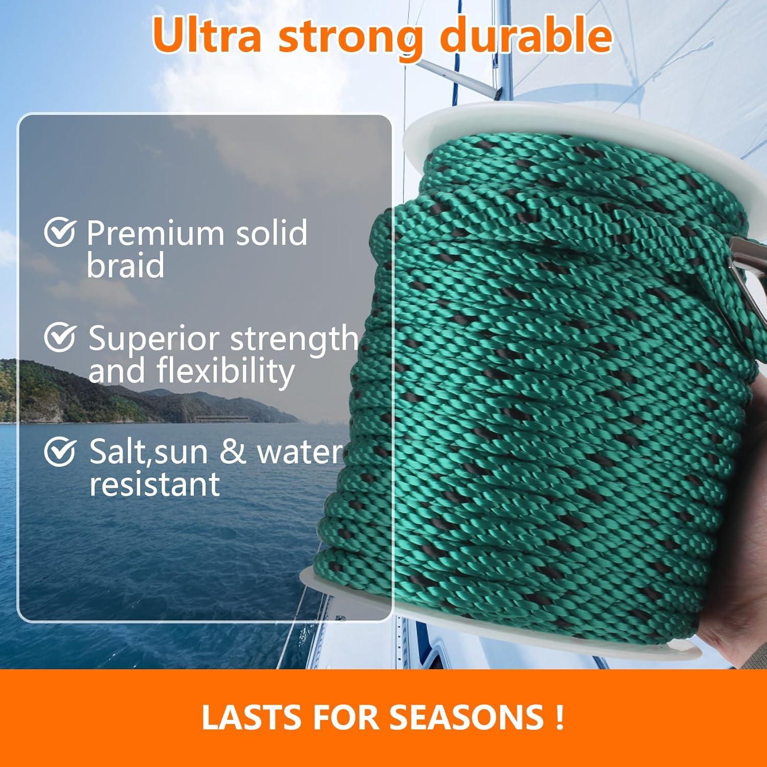 Cuerda de Ancla WTMore 15.24 m x 0.95 cm Polipropileno