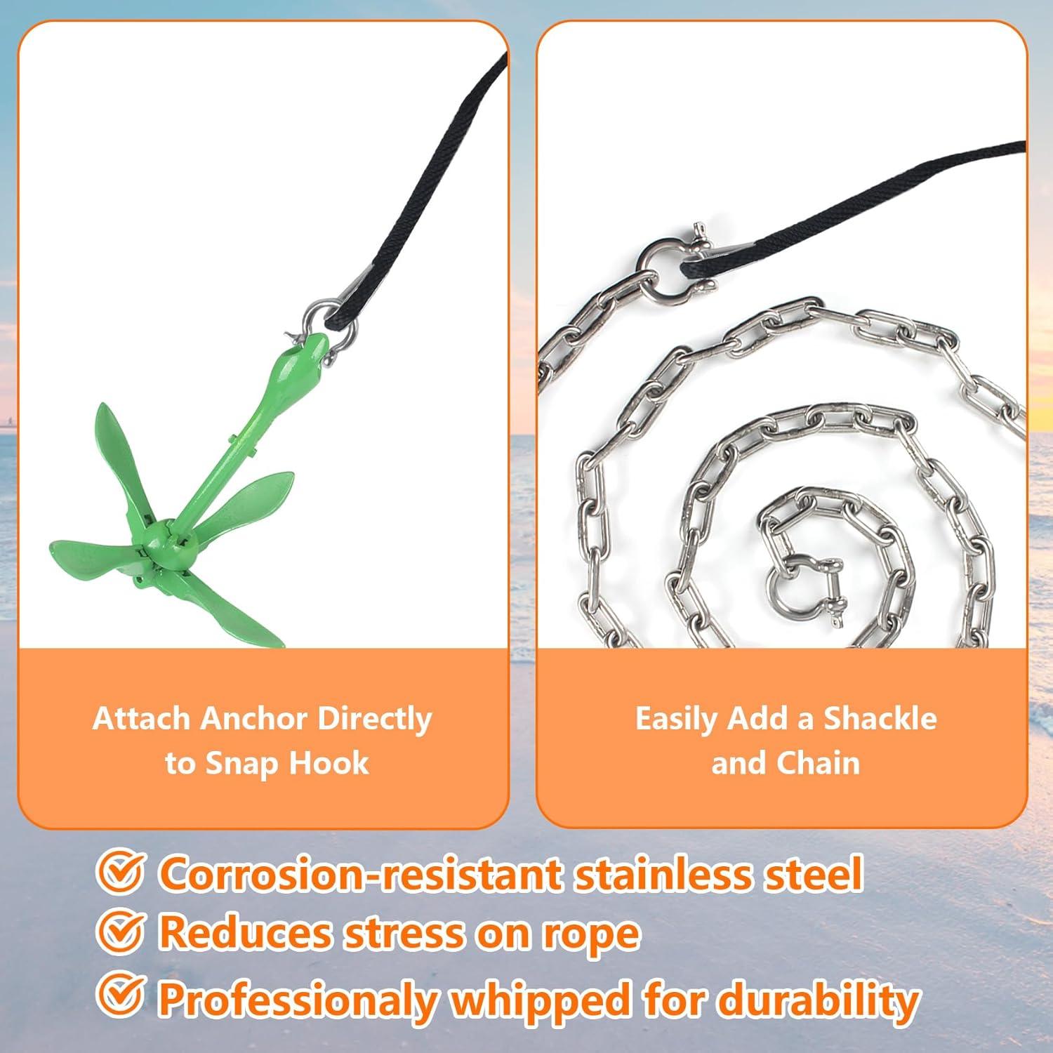 Cuerda de Ancla WTMore 15.24 m x 0.95 cm Polipropileno