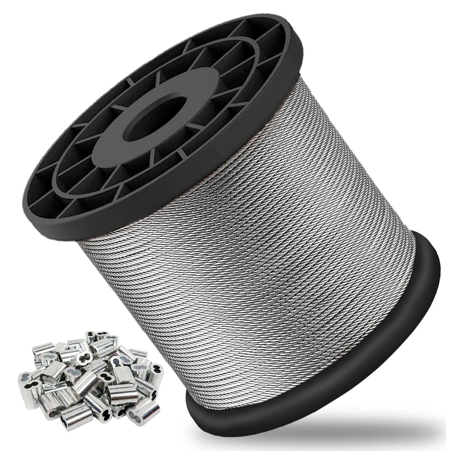 Cuerda de Alambre de Acero Inoxidable 304 100m 1.59mm 166kg