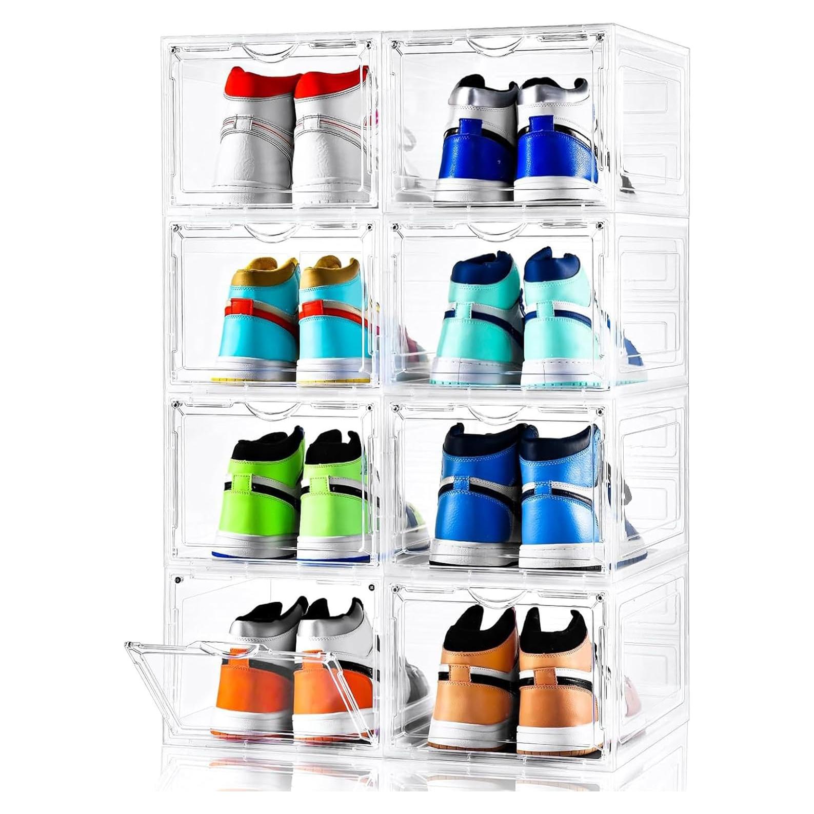 Clemate Caja de Almacenamiento de Zapatos X-Large 8 Piezas