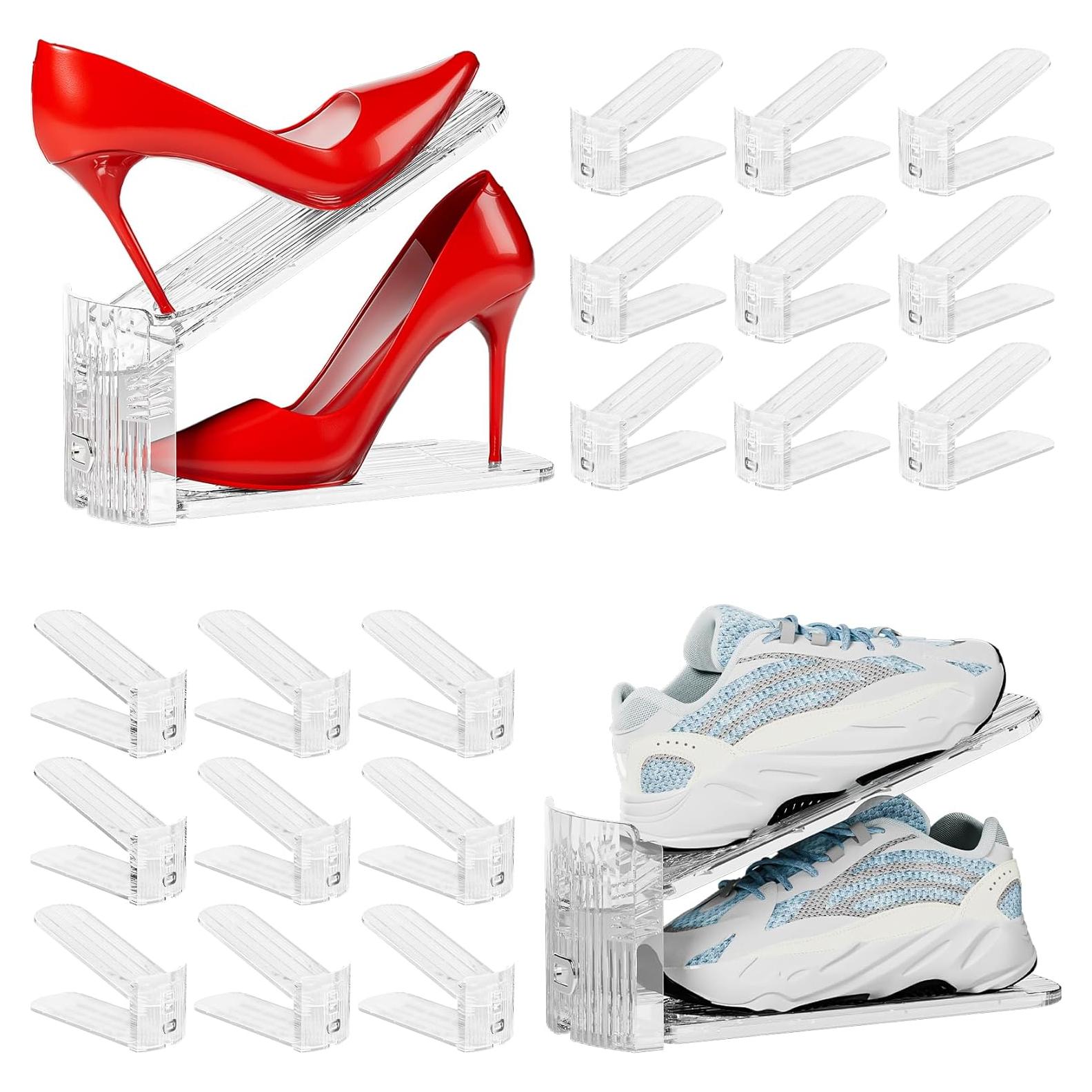 Organizador de Zapatos Neprock 20 Paquete Ajustable 3 Niveles