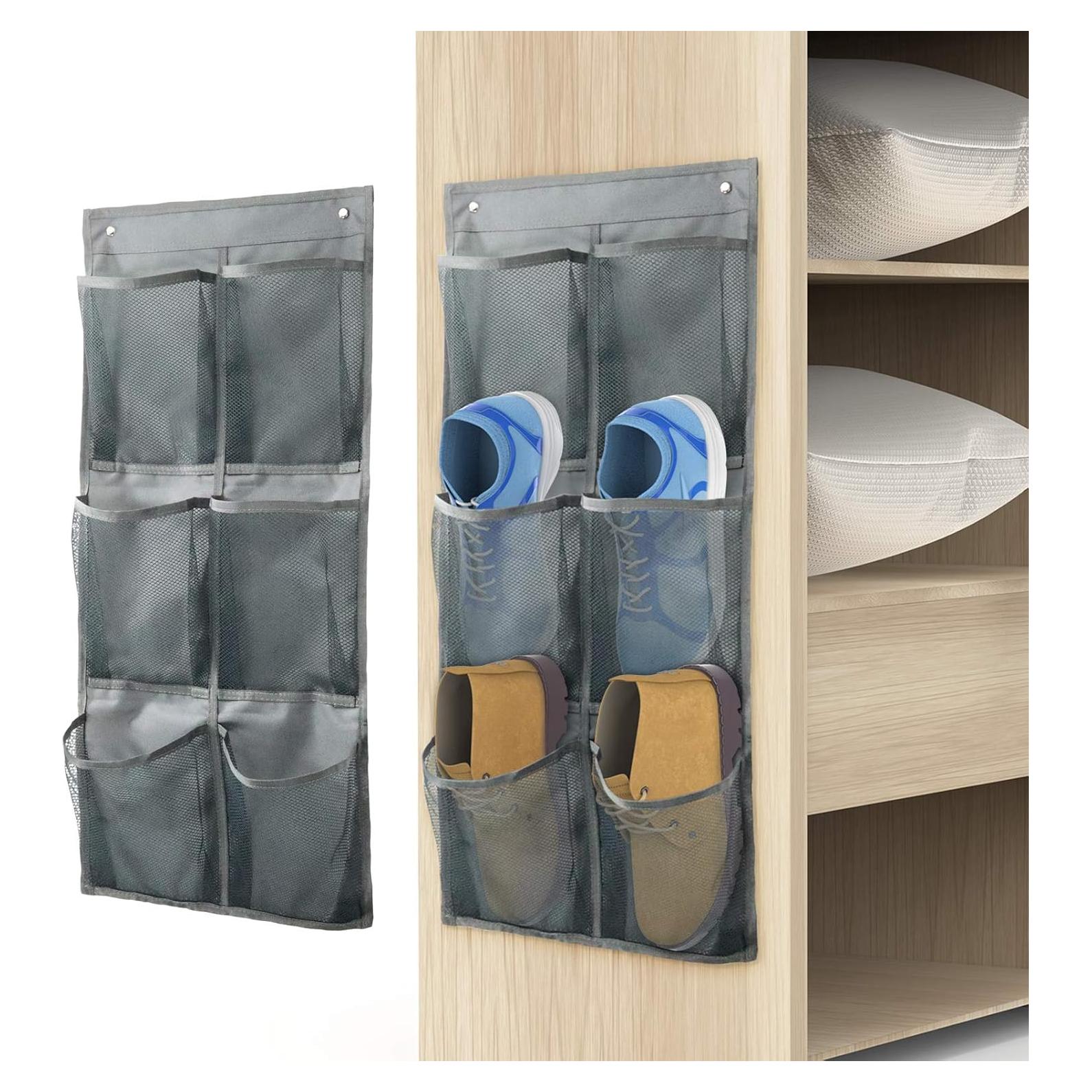 Estante de zapatos montado en la pared Yocice 2Pack gris