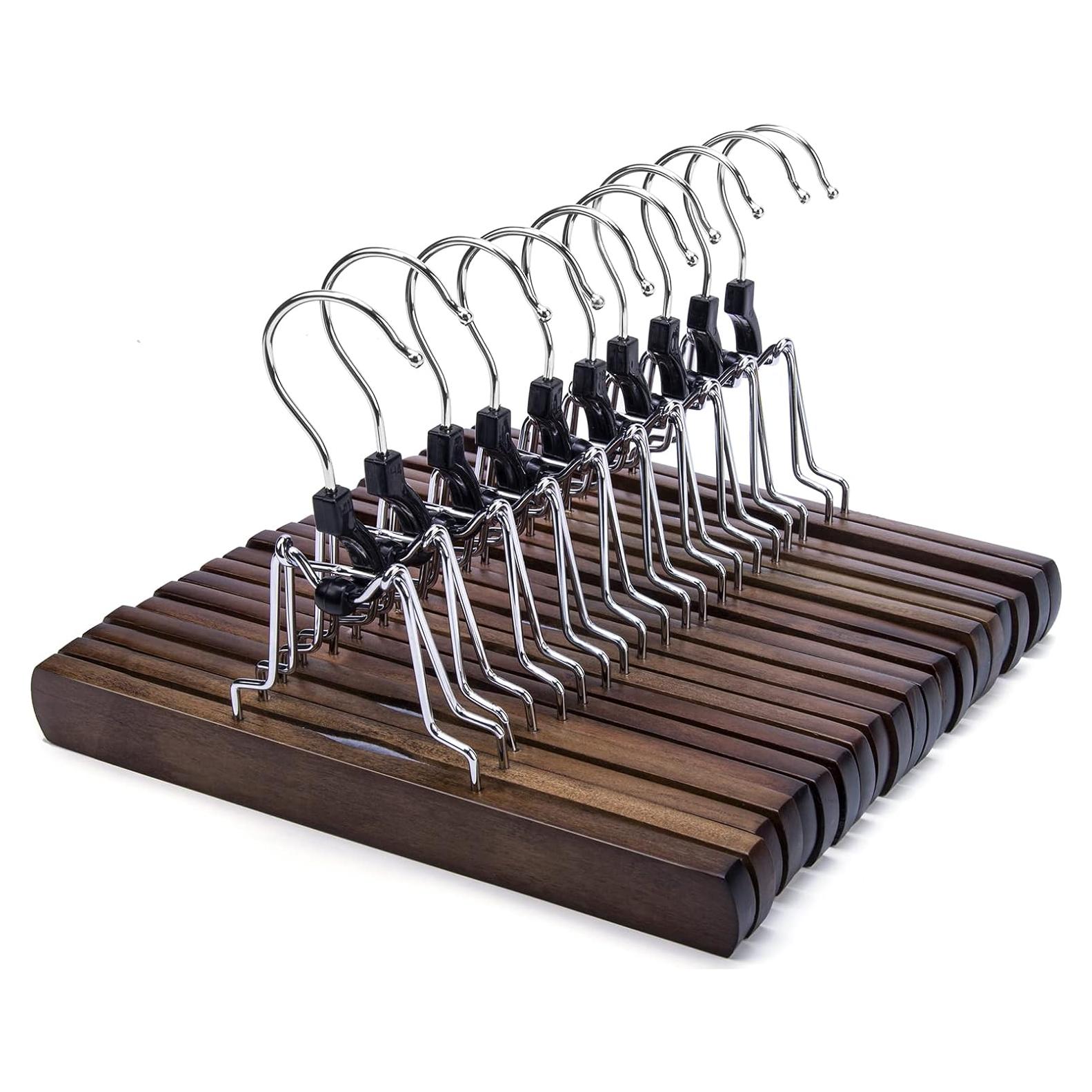 Perchas de Madera Nature Smile Antideslizantes 10 Piezas