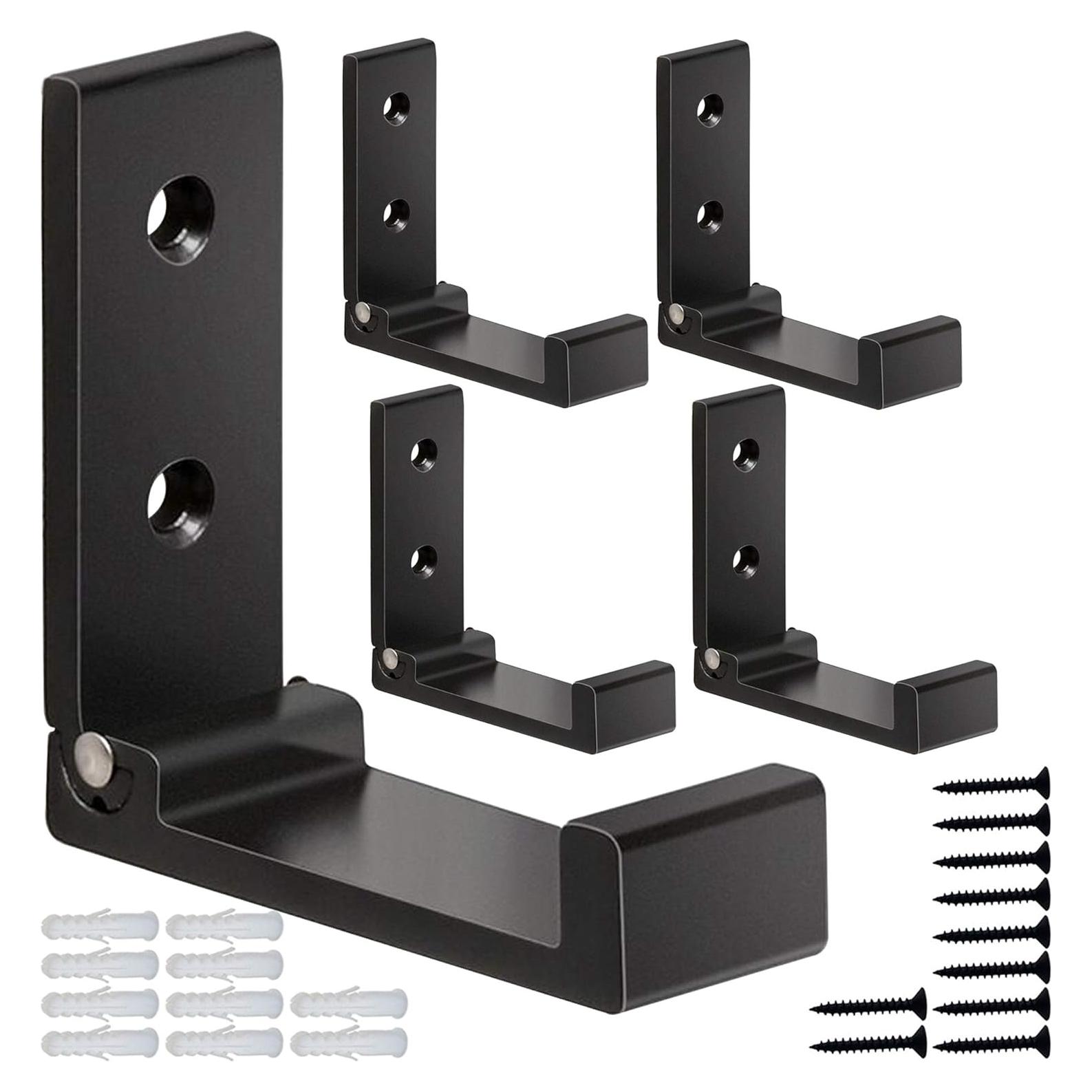 Ganchos de abrigo plegables ZEYU, 5 piezas, aluminio, 18 kg