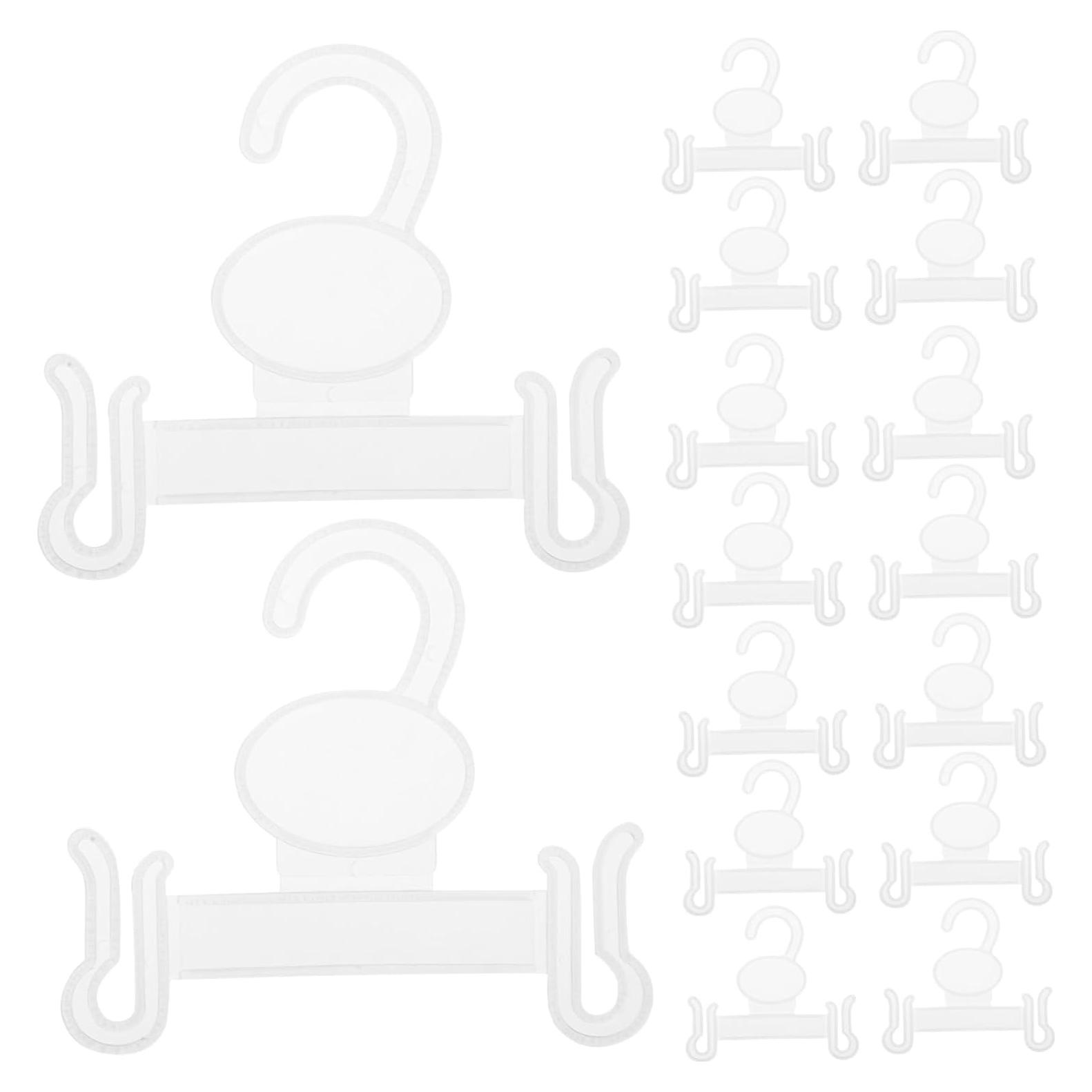 Ganchos de Plástico para Pantuflas BESTOYARD 100 Pcs Blanco