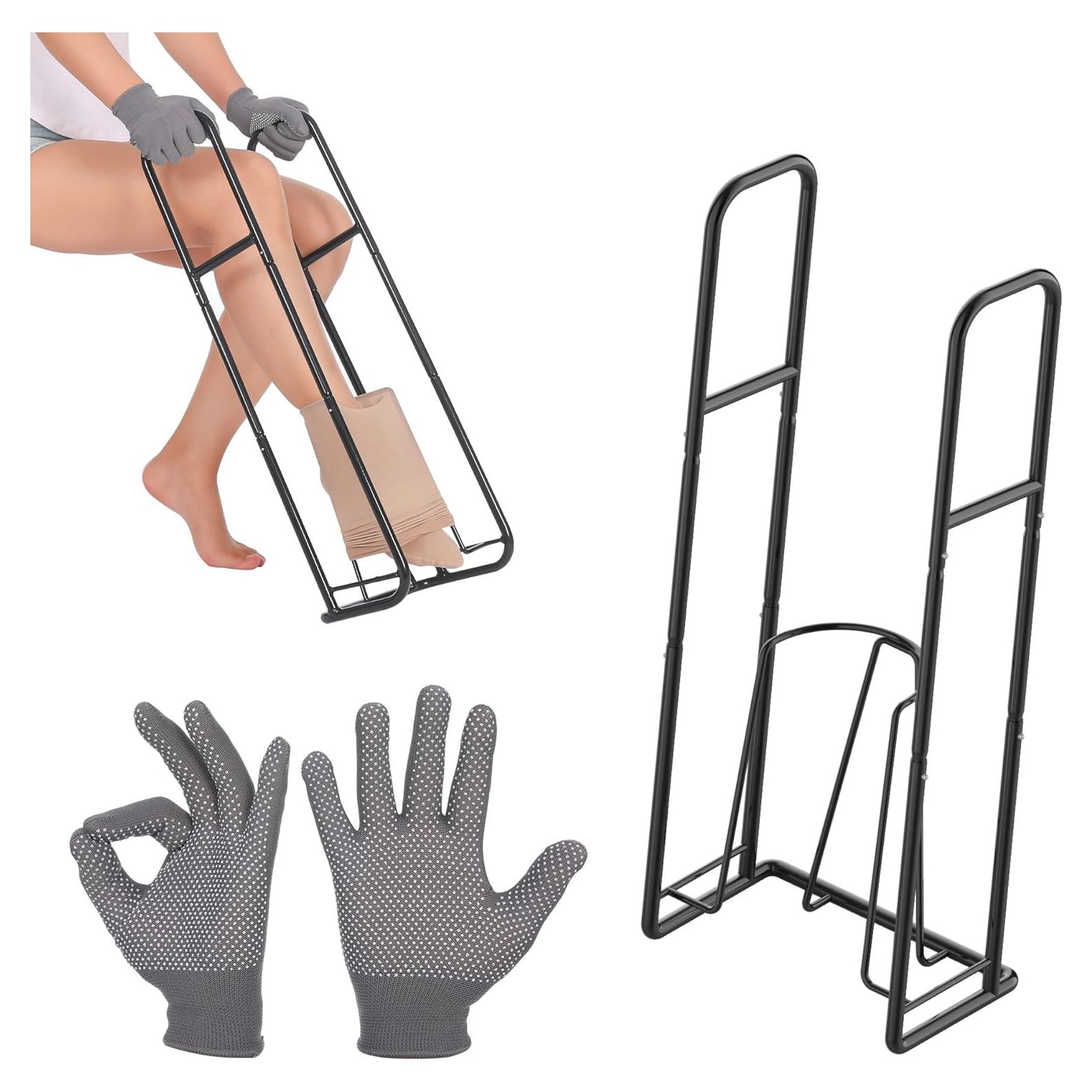 Dispositivo para Poner Medias de Compresión JFMkaer Extra Grande