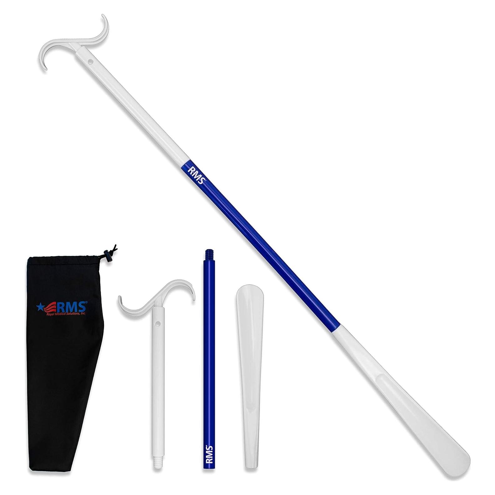 Bastón de Vestir Extra Largo RMS 90 cm y Cucharón de Zapatos