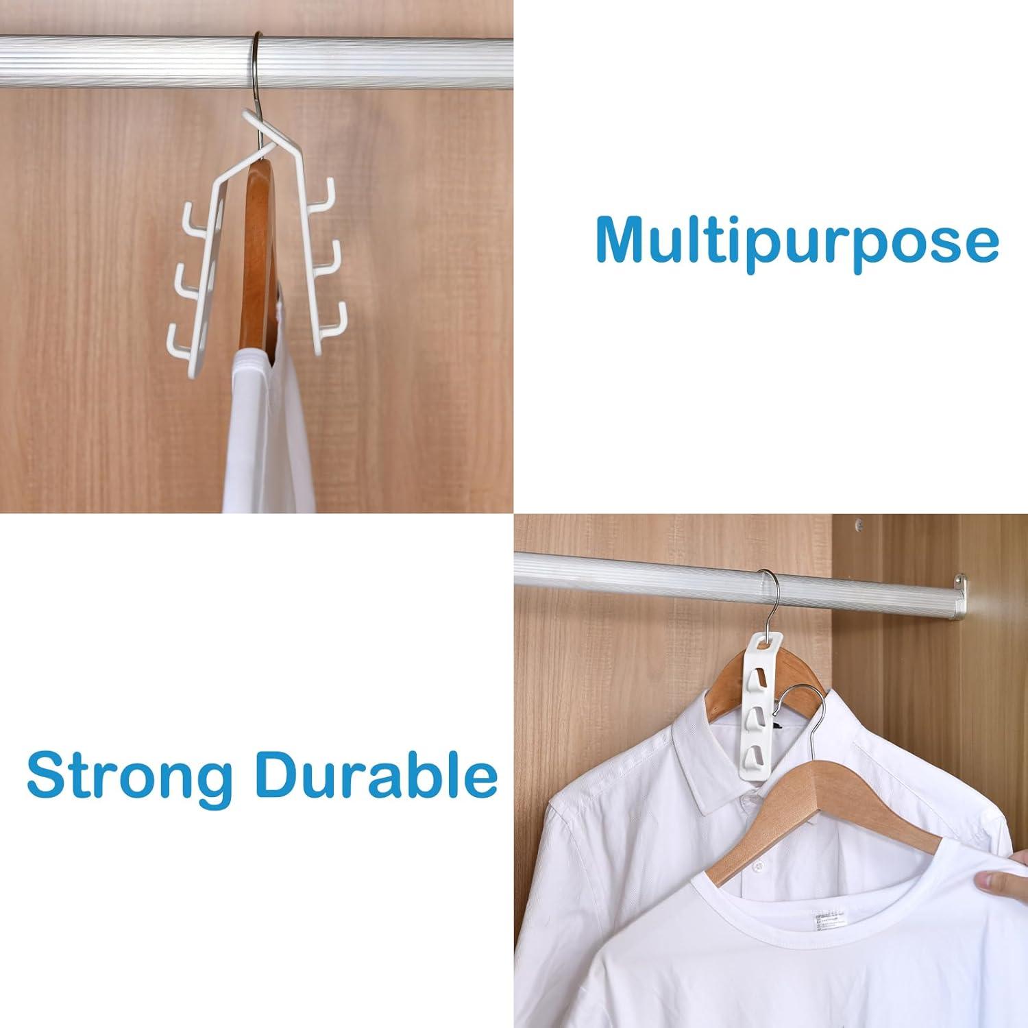 4 Ganchos Conectores para Perchas LixiongDog Ahorra Espacio