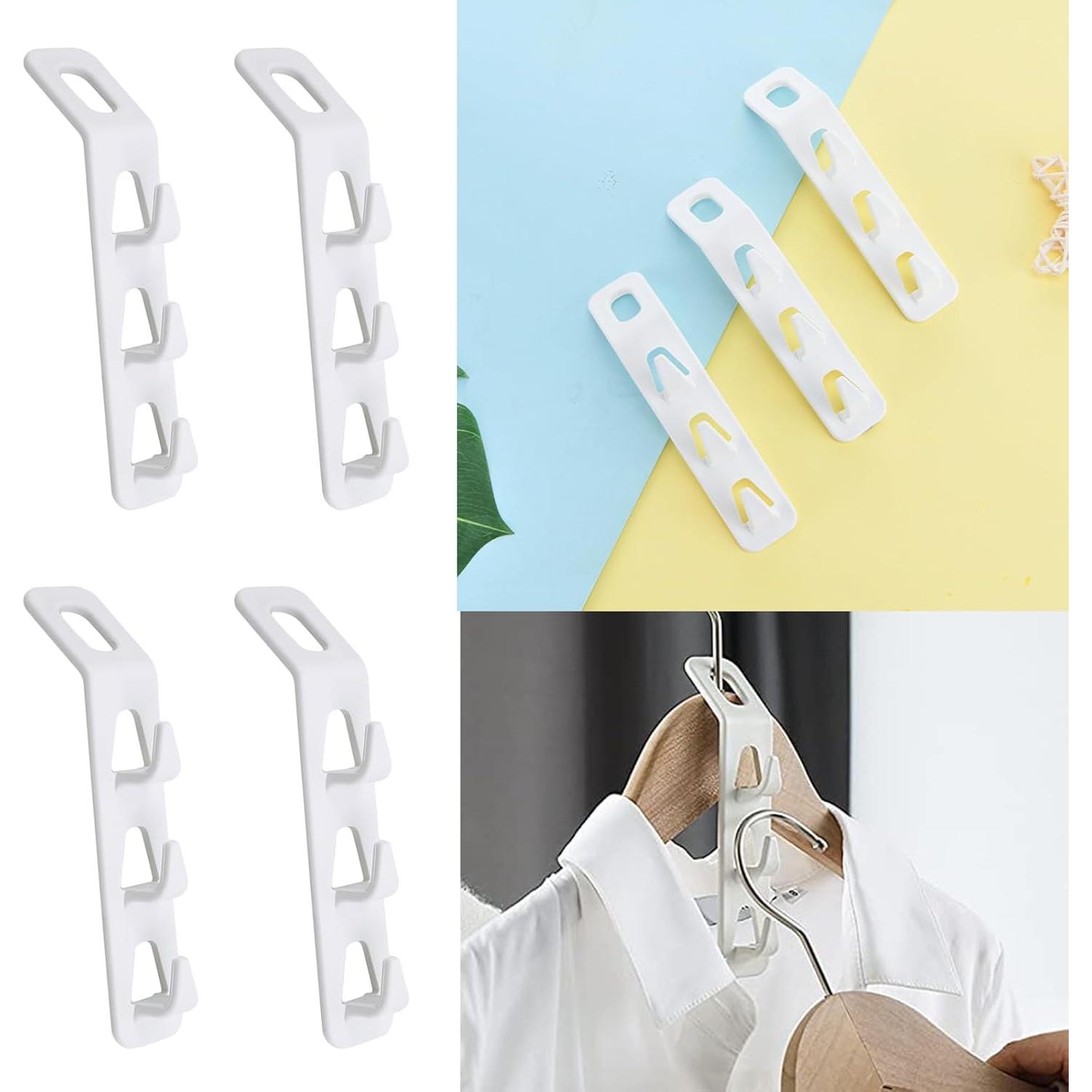 4 Ganchos Conectores para Perchas LixiongDog Ahorra Espacio