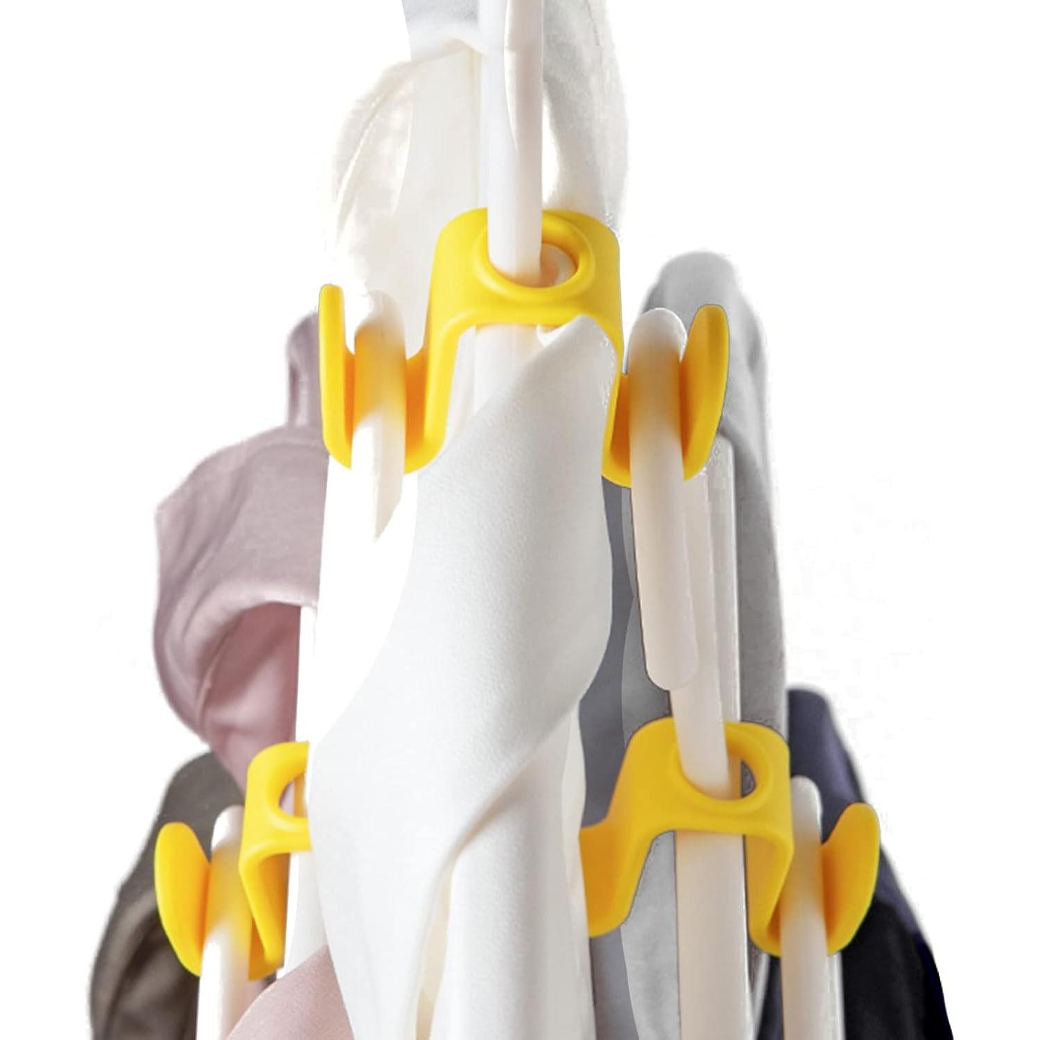 40 Ganchos Conectores de Perchas JYSILIYH Alta Resistencia