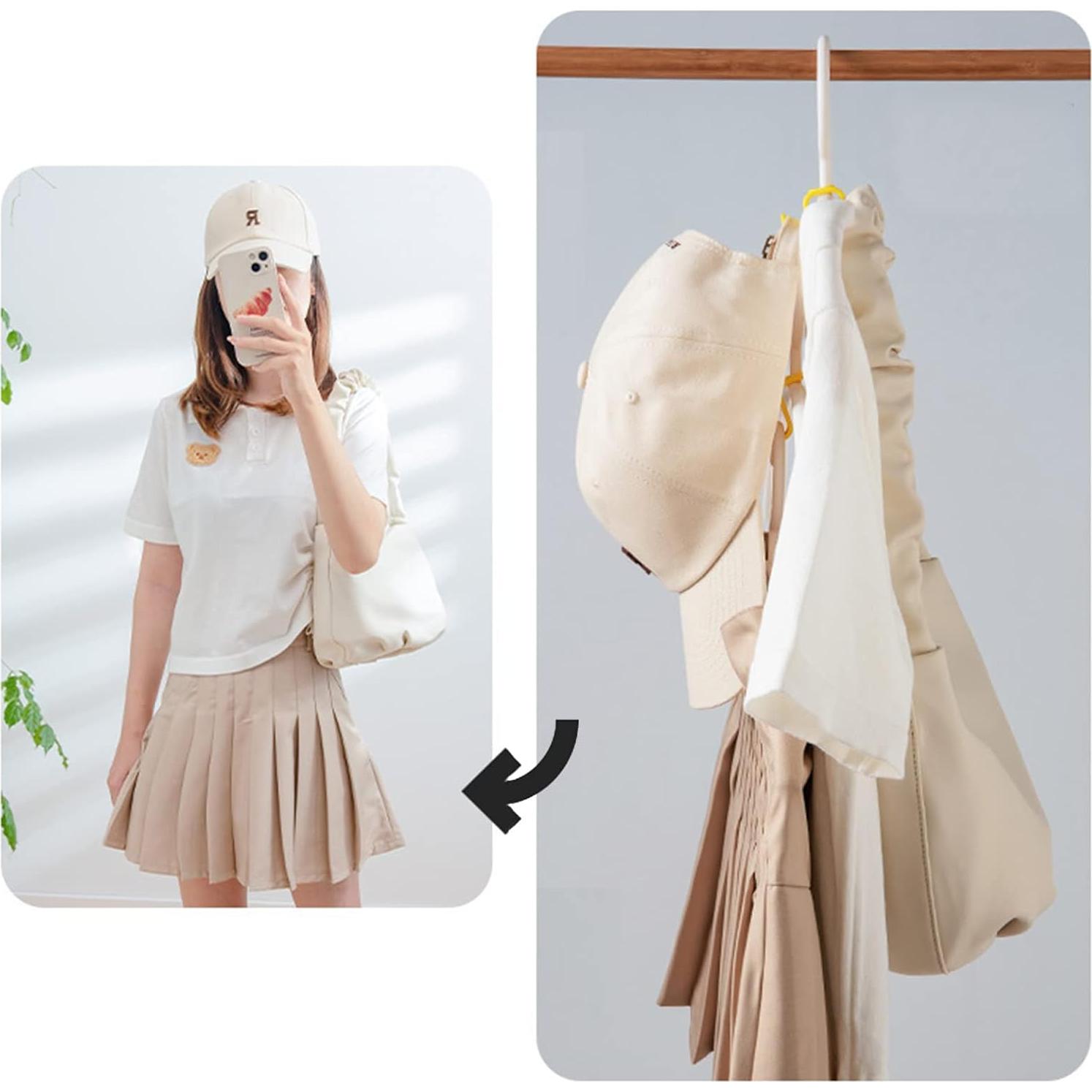 40 Ganchos Conectores de Perchas JYSILIYH Alta Resistencia