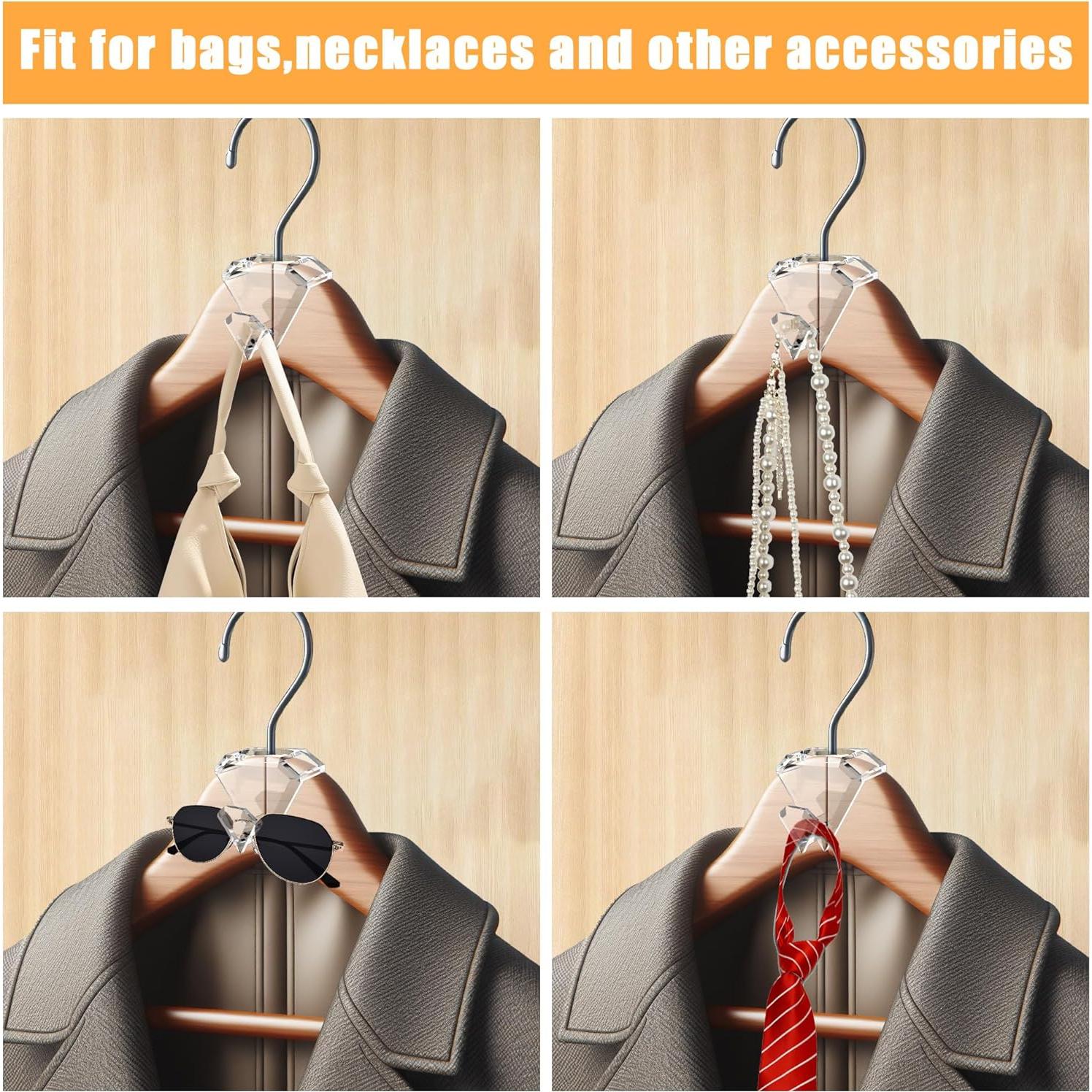 Ganchos Conectores de Perchas SLMT 30 Pack Transparente