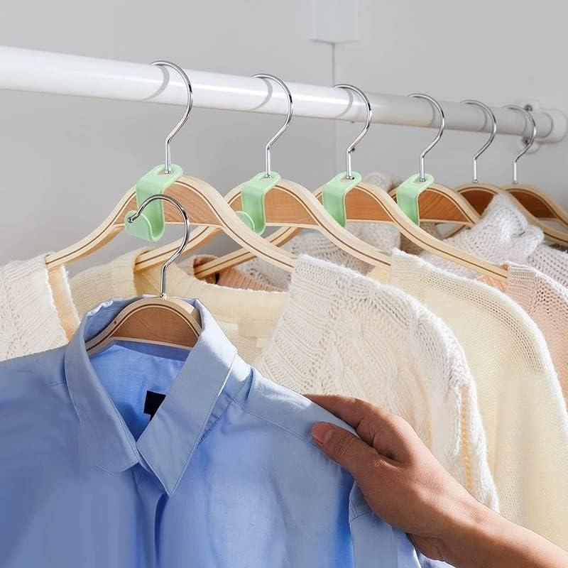 40 Ganchos Conectores para Perchas THE PERFECT PART - Ahorro Espacio