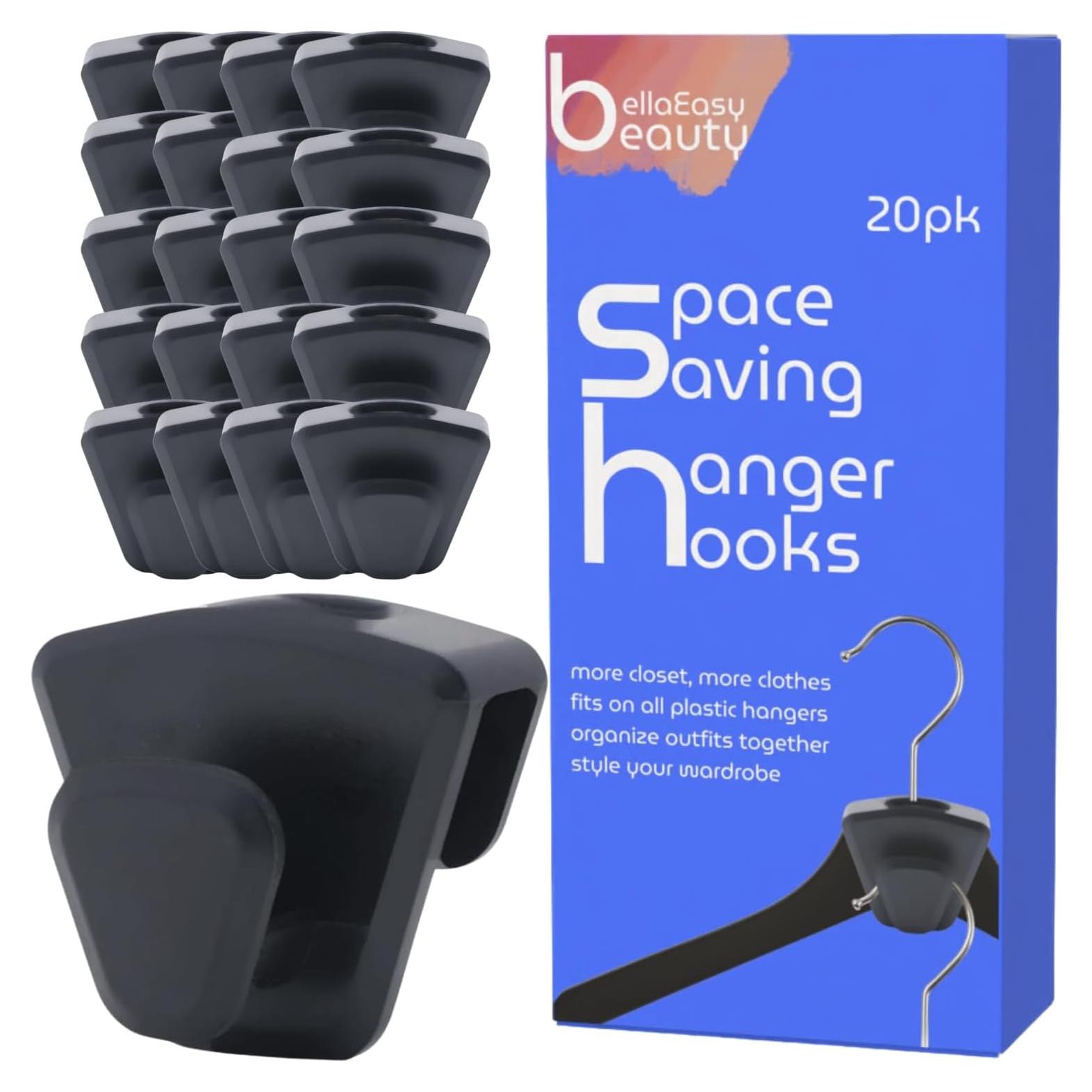 Ganchos Organizadores de Closet Bellaeasybeauty - Paquete de 20