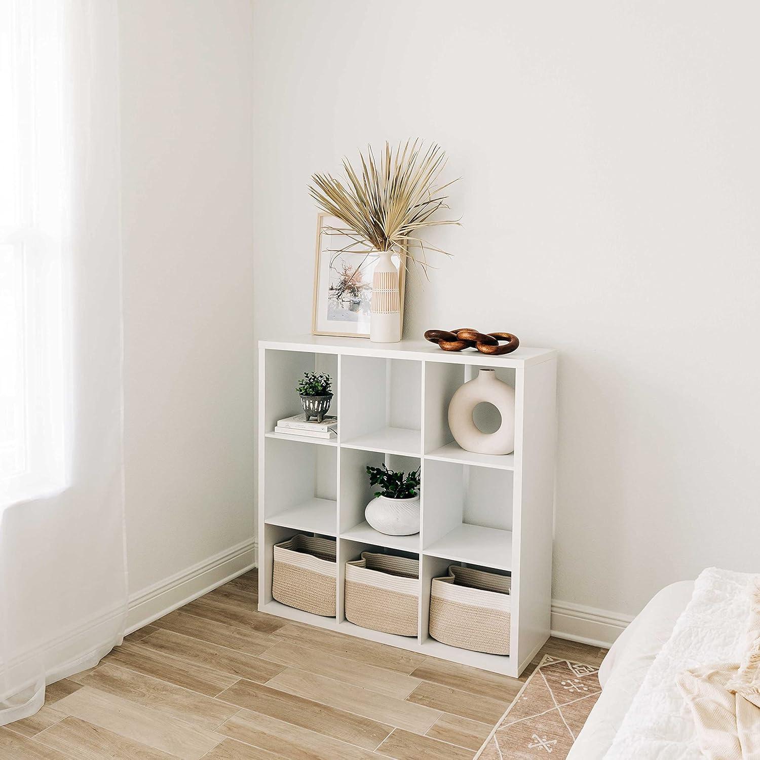 Set de 3 Cestas de Almacenamiento OrganiHaus - Cuerda Algodón Miel