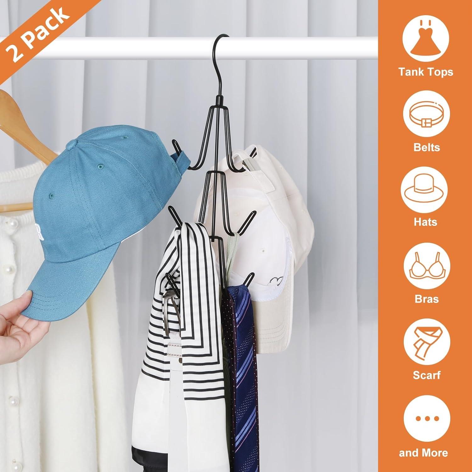 Organizador de Bolsos TOPIA HANGER 2-Pack Metal Negro