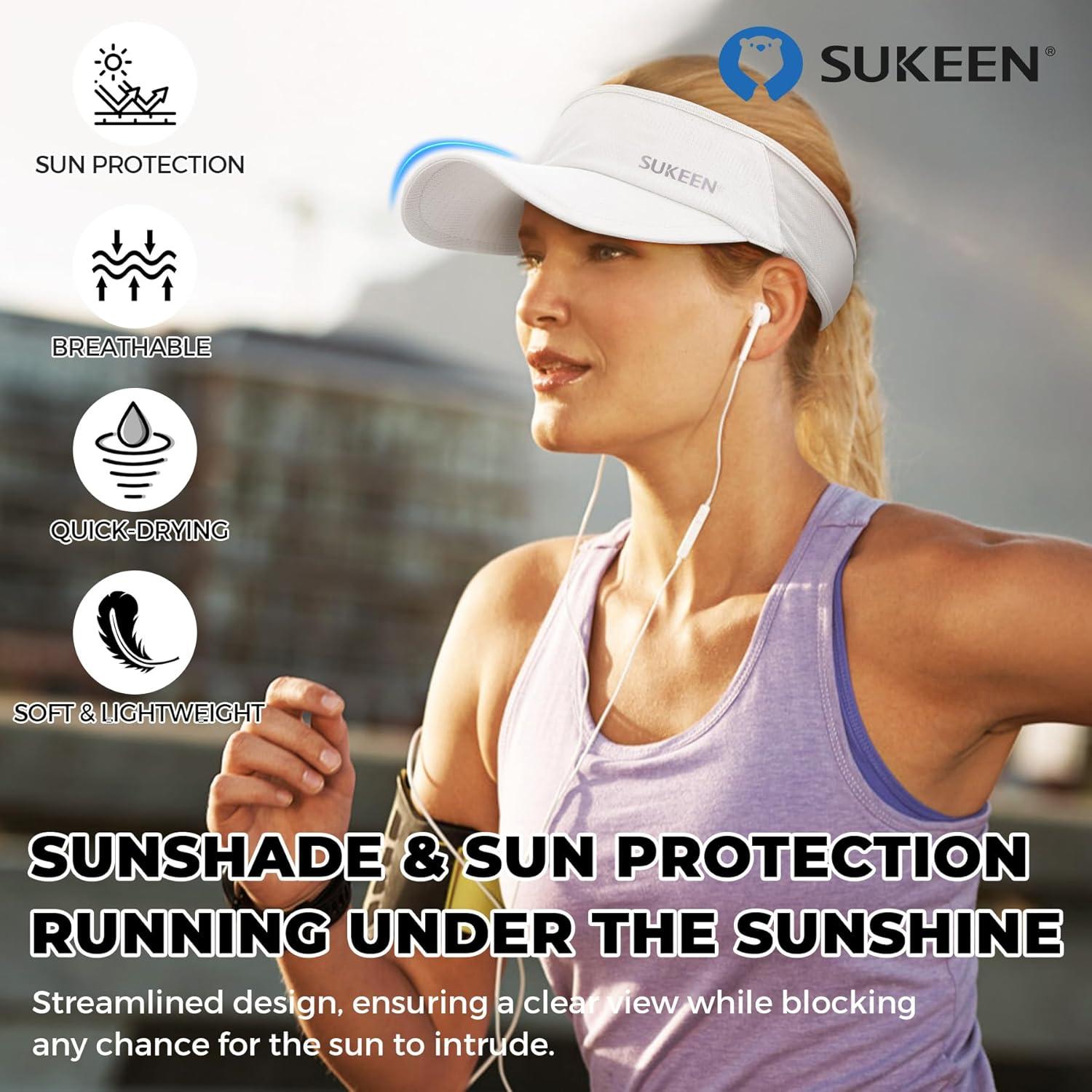 Visera Deportiva Sukeen Unisex Ligera Plegable UPF50+