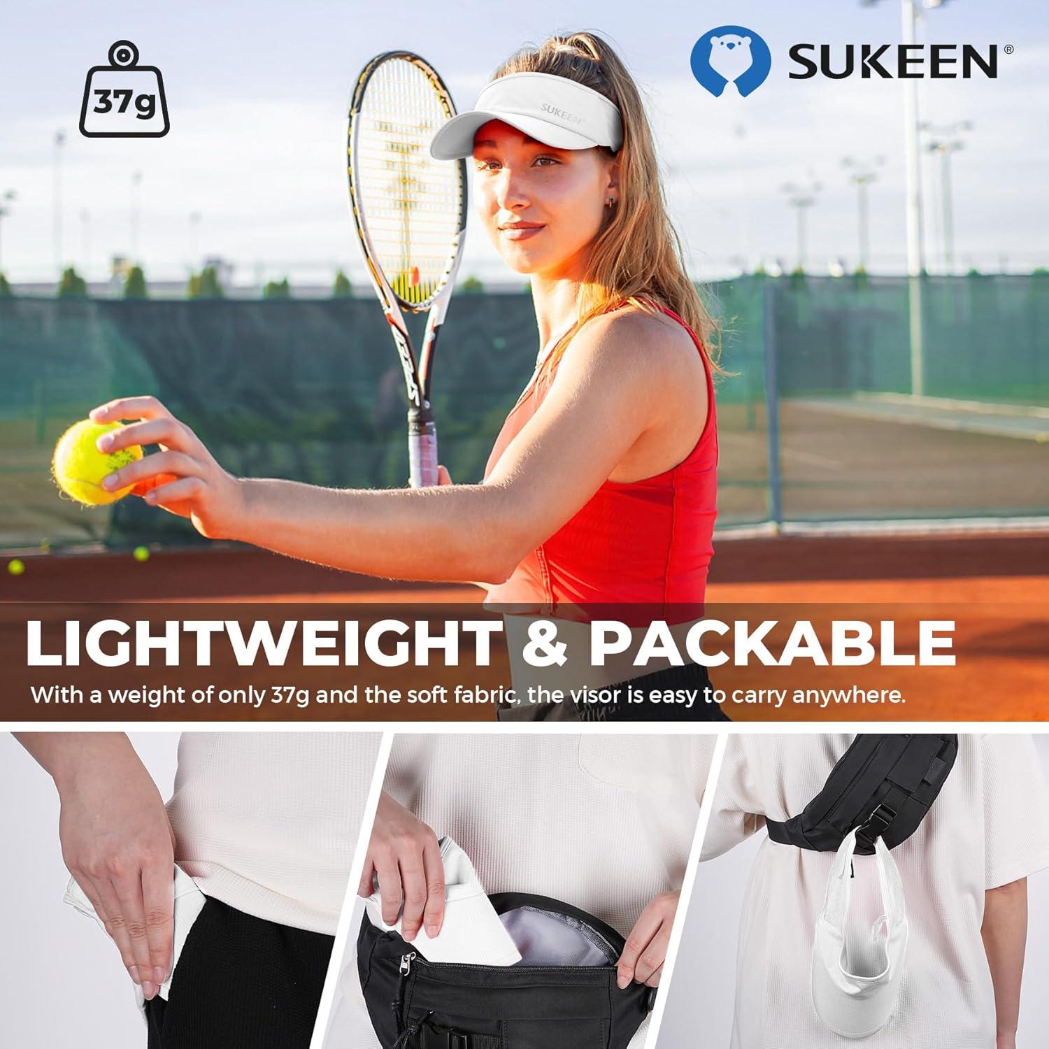 Visera Deportiva Sukeen Unisex Ligera Plegable UPF50+