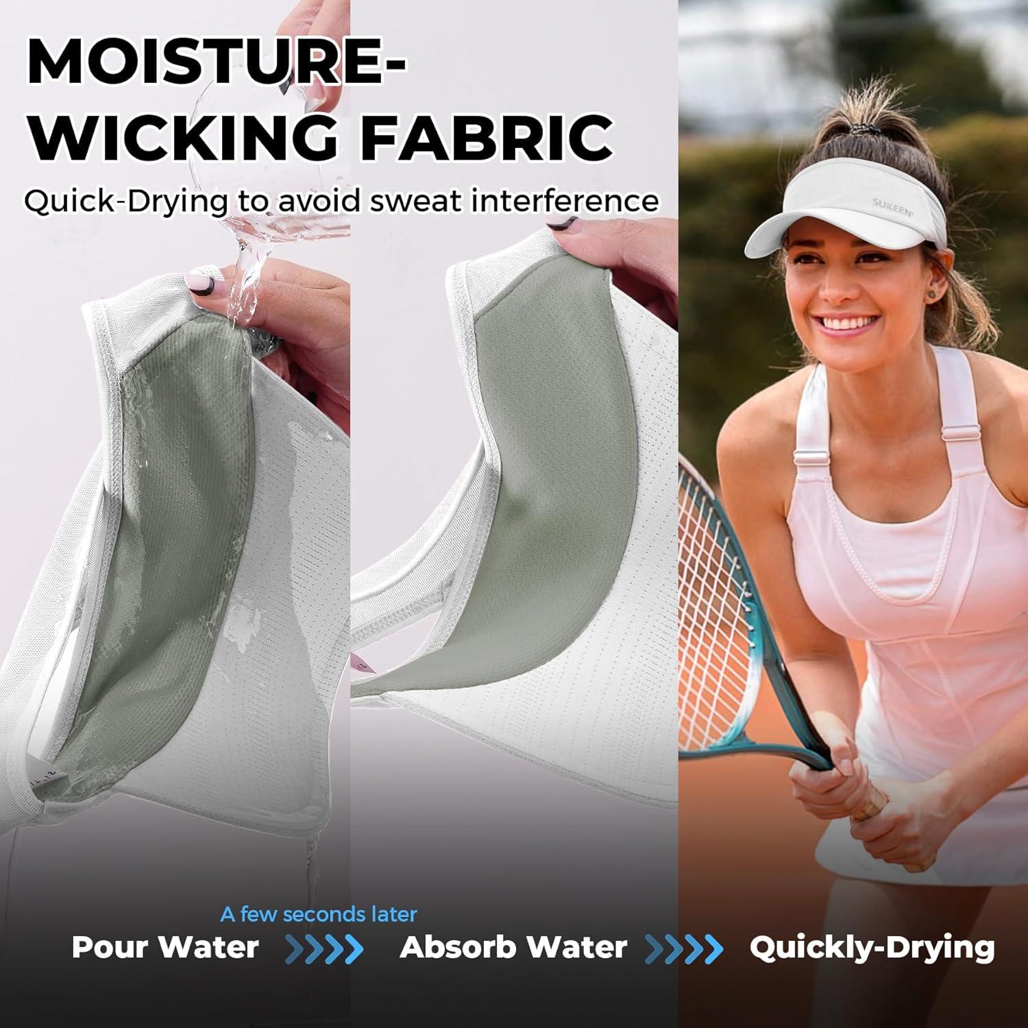 Visera Deportiva Sukeen Unisex Ligera Plegable UPF50+