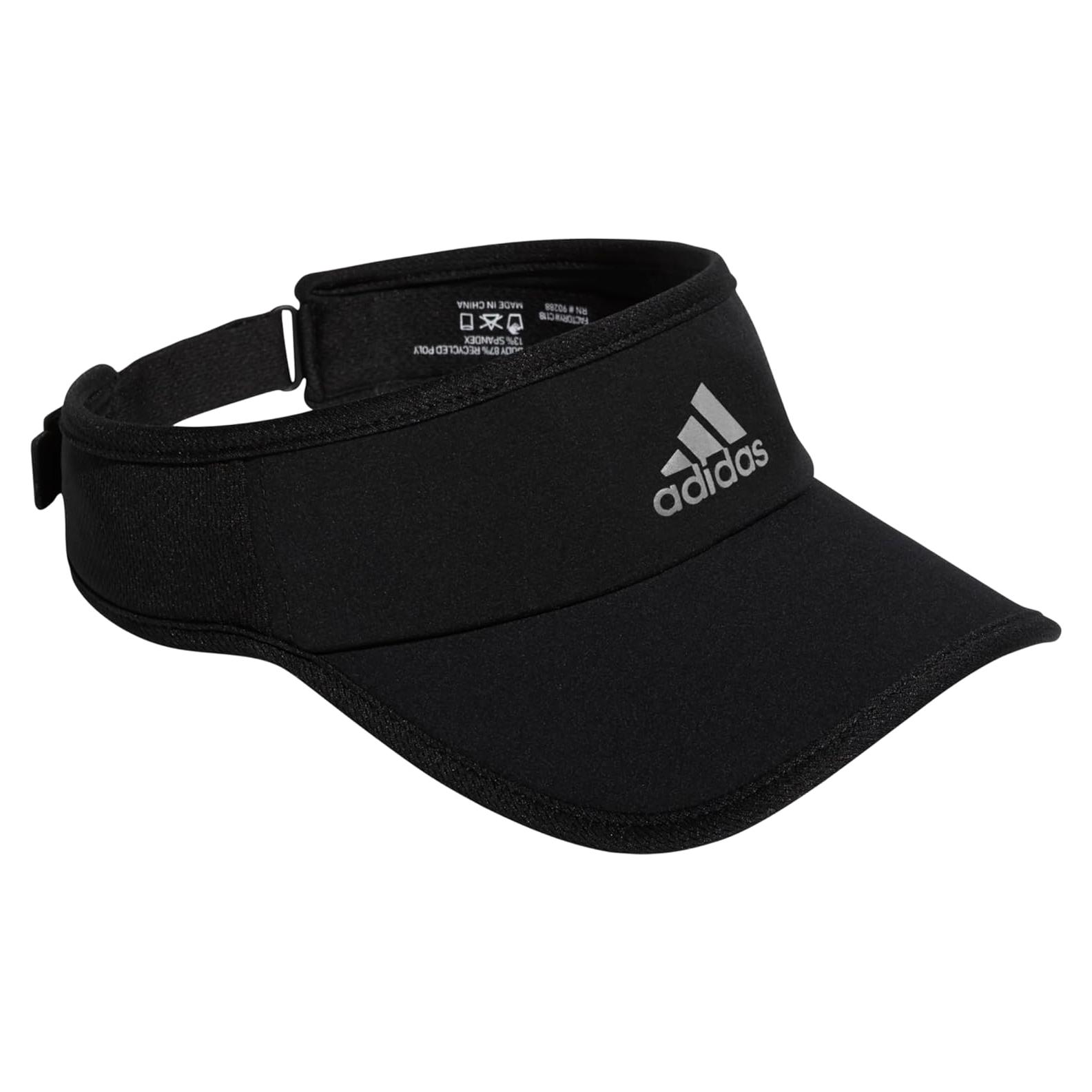 Gorra Visera Deportiva adidas Superlite para Mujeres - Negro/Plateado