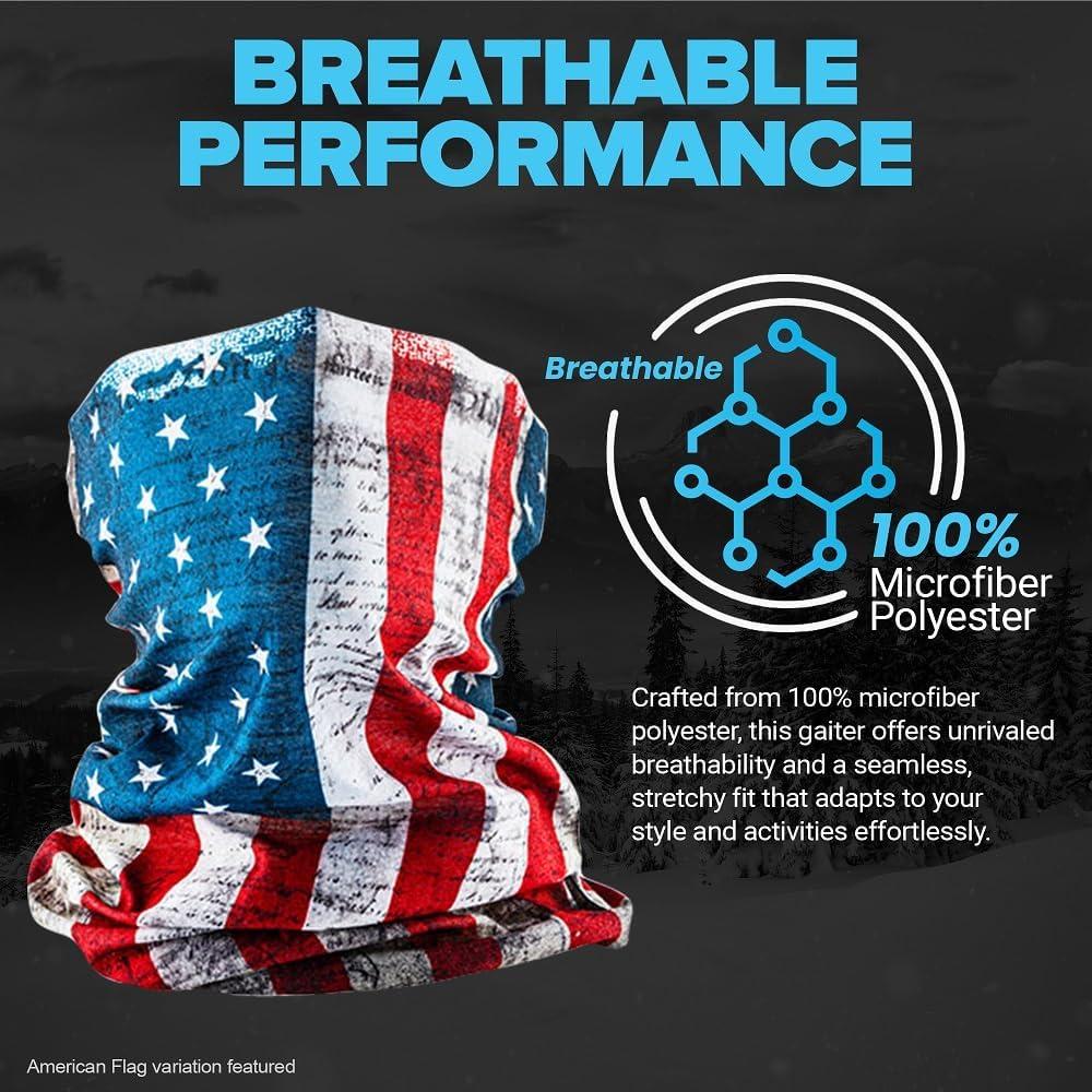 Gaiter de Cuello UV 30+ S A Company - Paquete de 5 Unidades