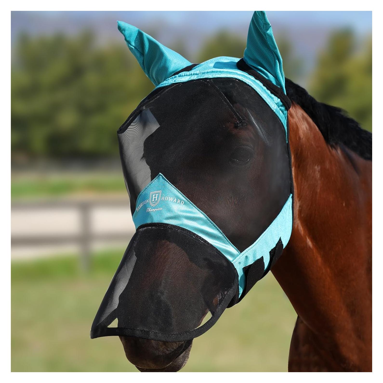 Máscara de Moscas Completa Harrison Howard Teal M UV