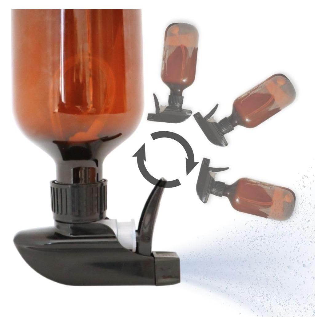 Botella de Spray 360° The Green Alcove - 2 Unidades Ámbar 0.47L