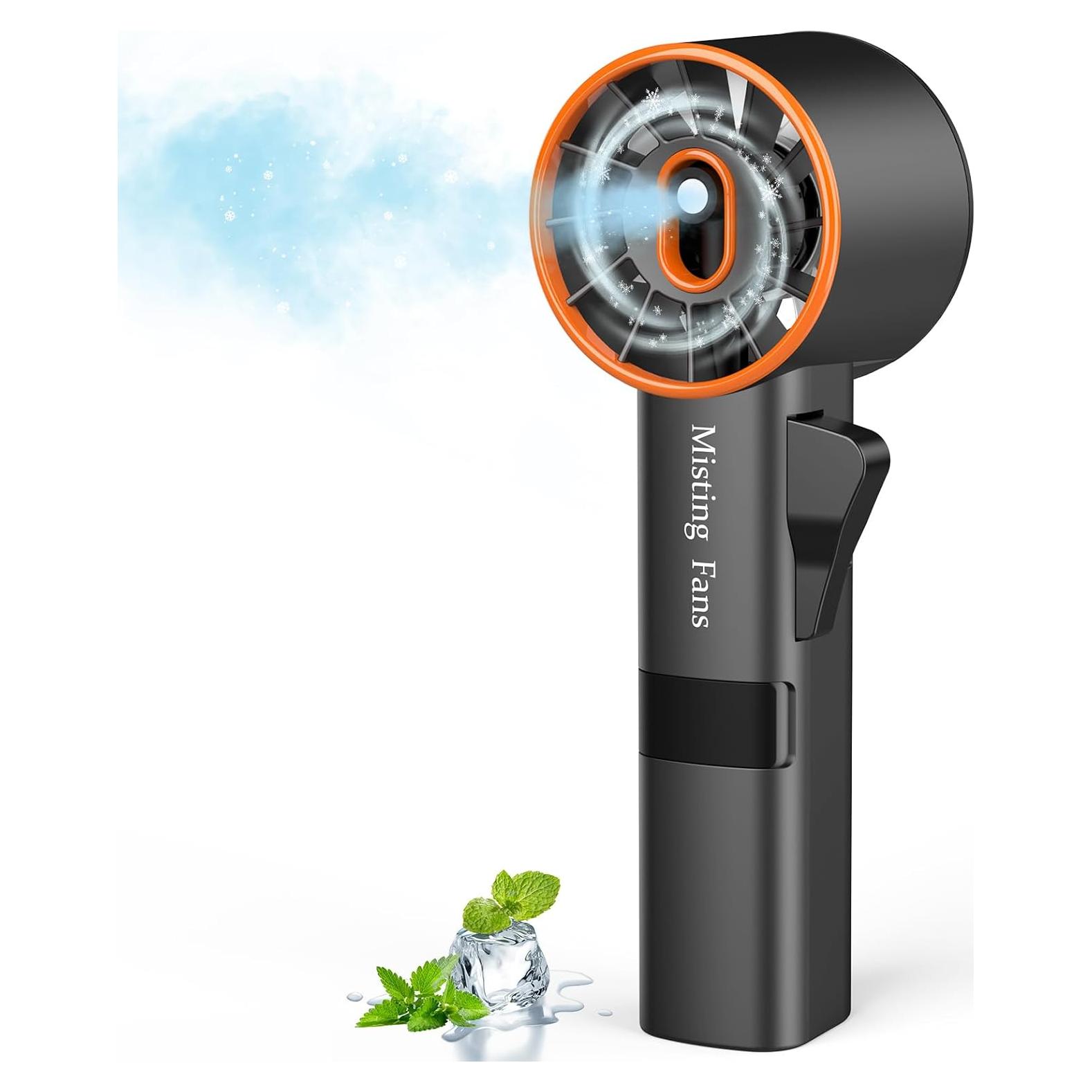 Ventilador de Mano Portátil Ausic con Neblina y 3 Velocidades