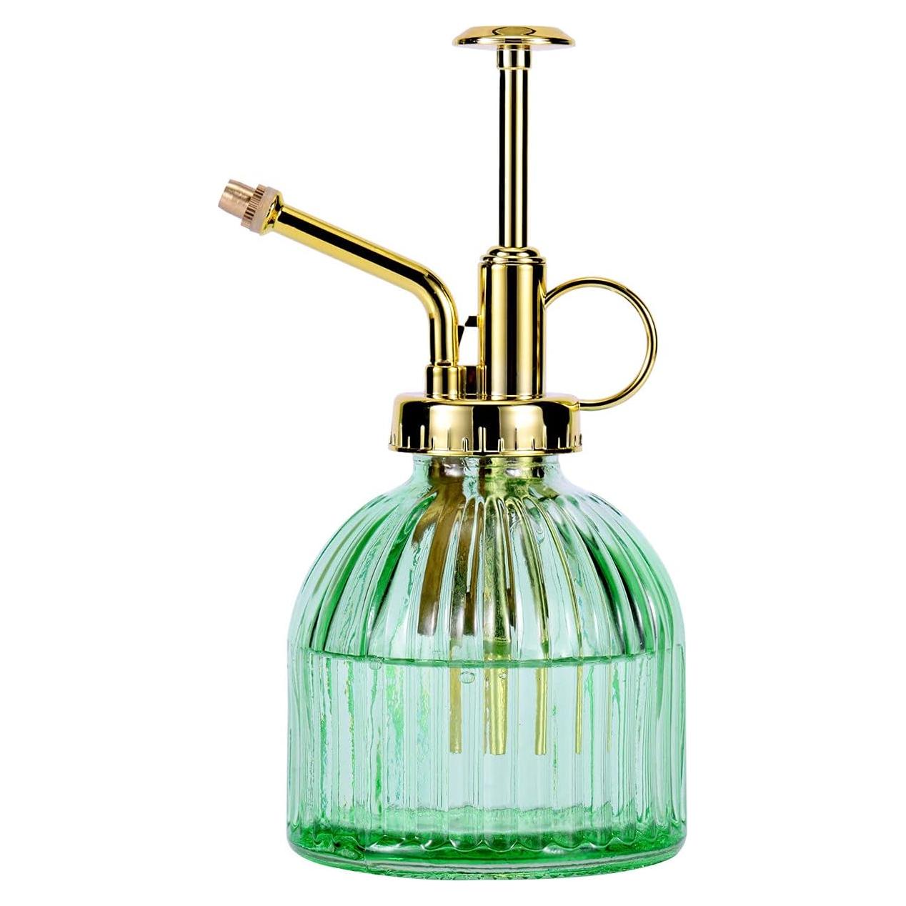 Botella de Spray para Plantas Aebor de Vidrio Verde 207 ml