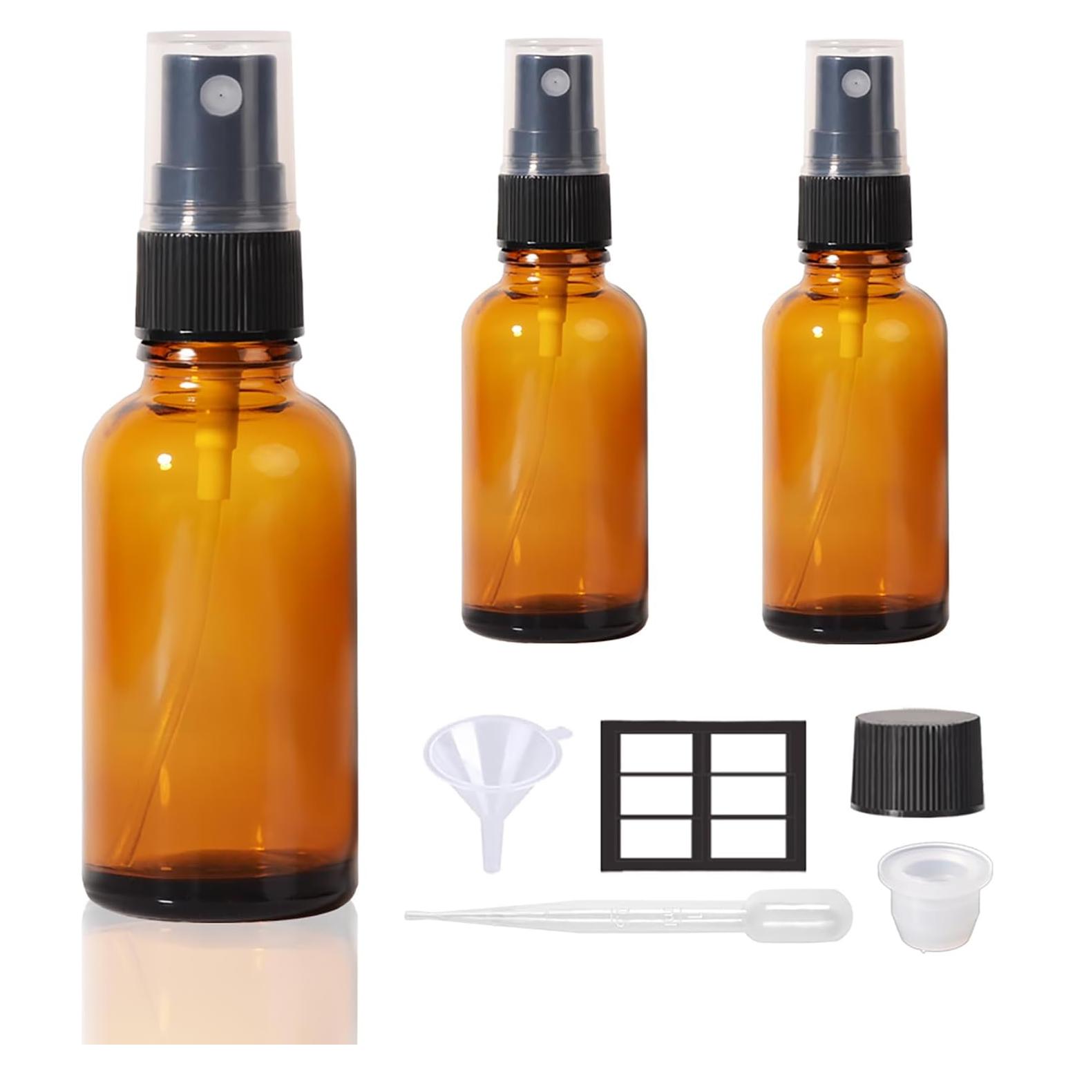 Botellas de Spray de Vidrio Reutilizables StellaCare 28ml - Paquete de 3