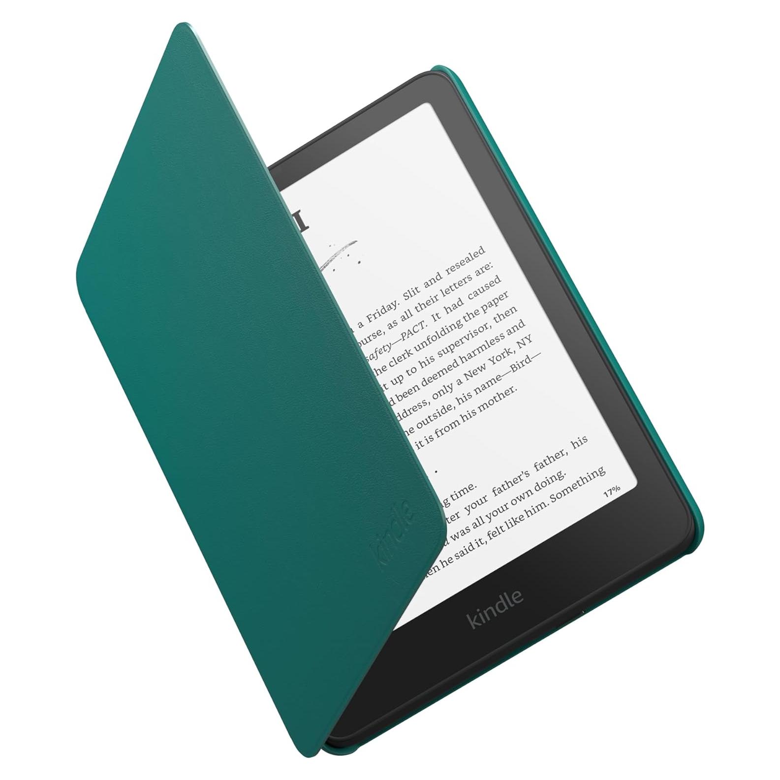 Funda de Cuero Vegetal Amazon para Kindle Paperwhite 2024
