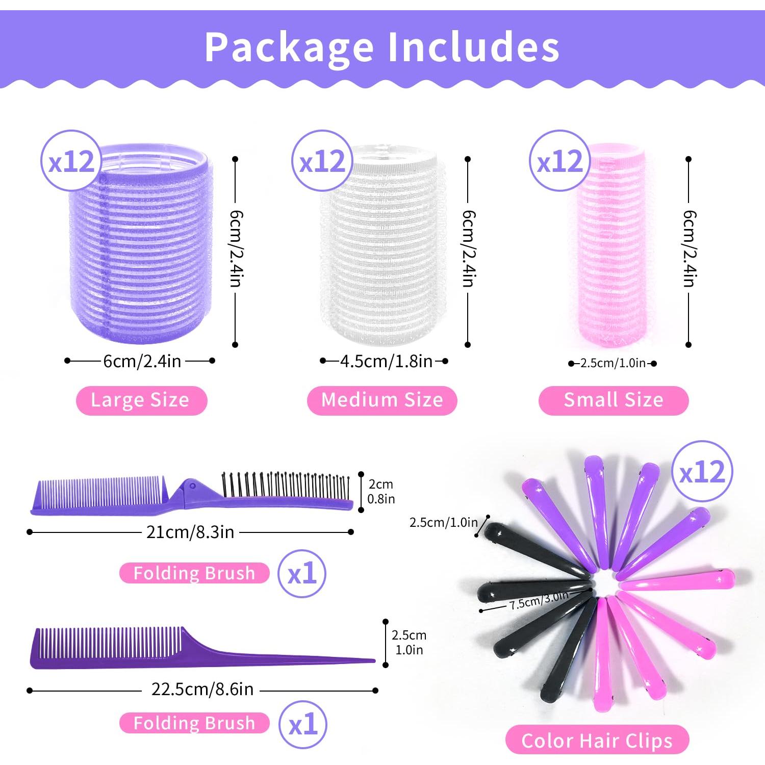 Juego de Rulos para Cabello 50PCS - Mis Cosas Novedosas