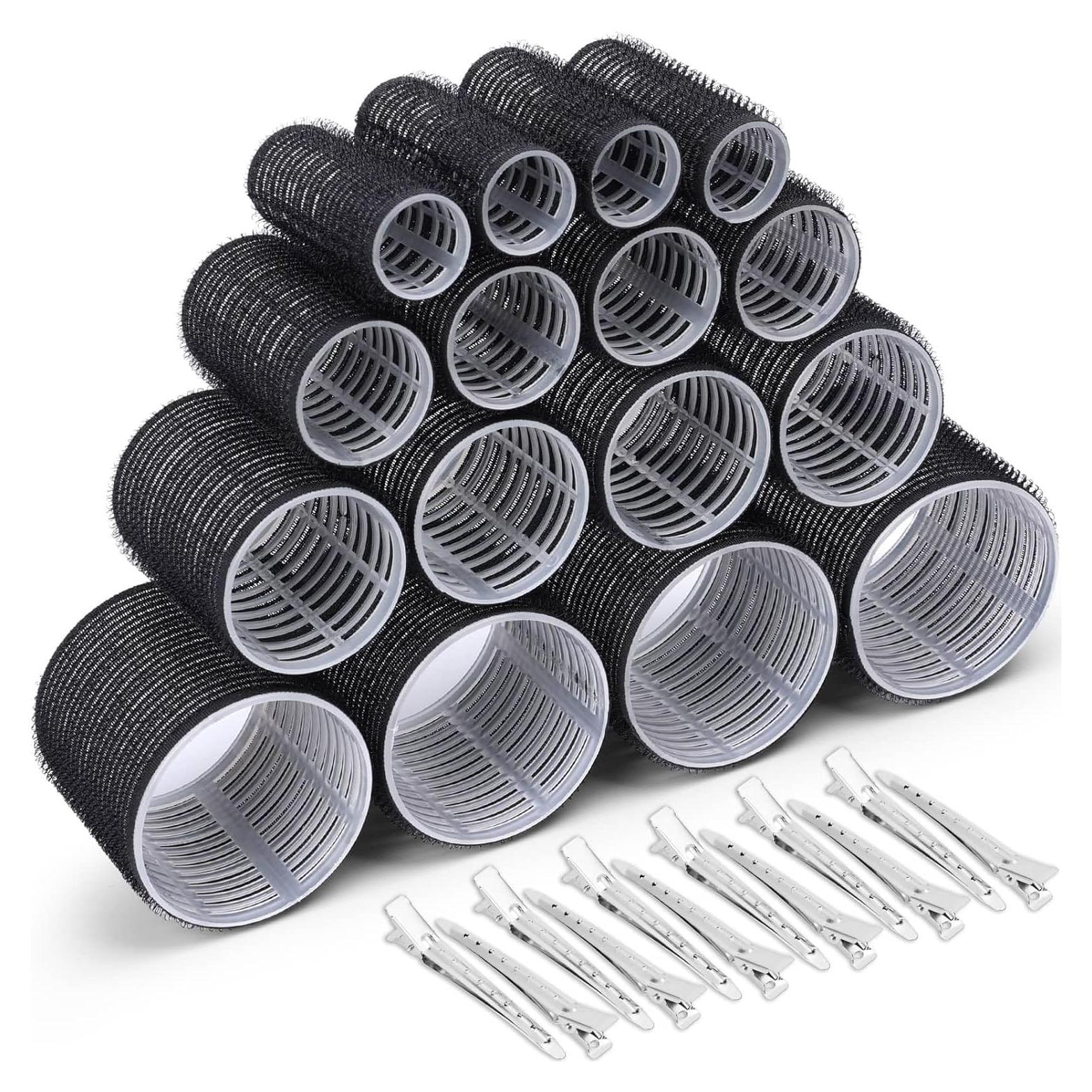 Set de Rulos para Cabello Selizo 28 Piezas - 4 Tamaños y Clips