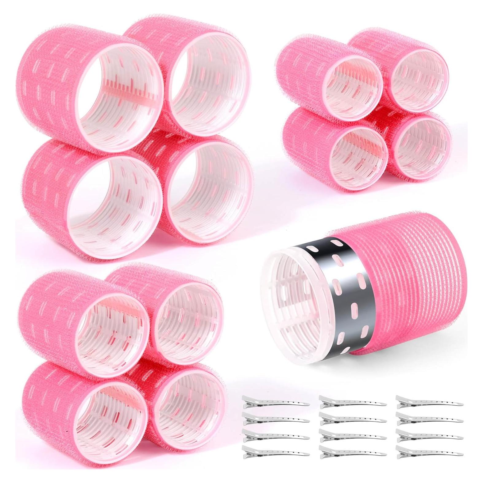 Juego de Rulos Térmicos Tetutor Jumbo con Clips - 24 Rulos 63mm, 48mm, 36mm