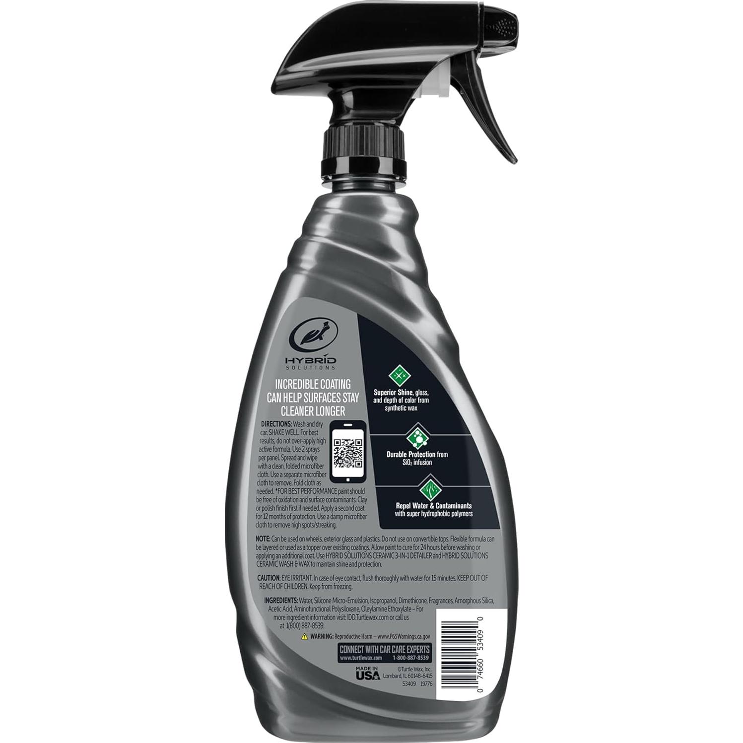 Recubrimiento Cerámico en Spray Turtle Wax 53409 - 473 ml