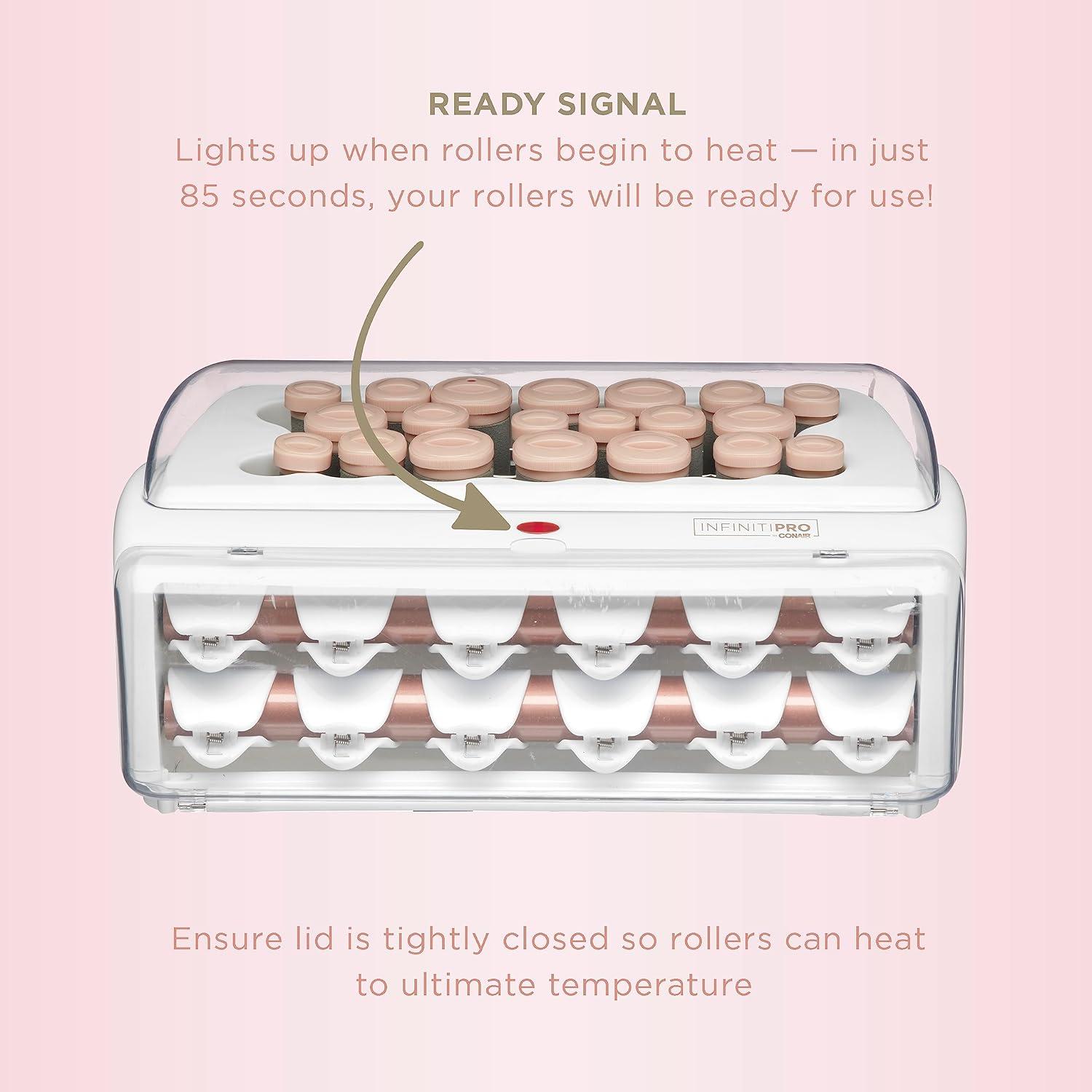 Rulos Calientes Conair InfinitiPRO - 20 Rulos Cerámicos 3 Tamaños